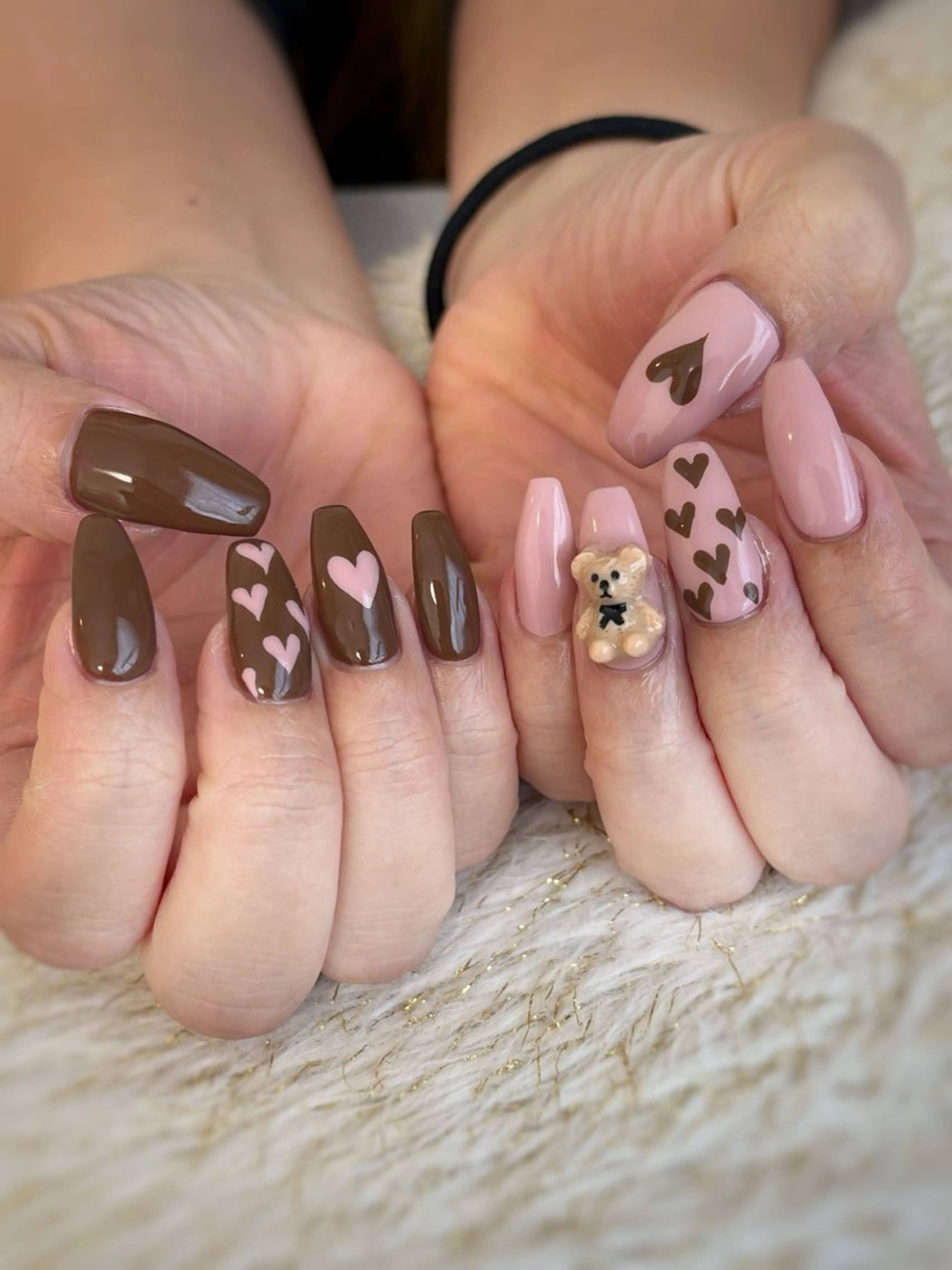 ネイル ハート バレンタイン ハンドネイル nail ayacaのネイルデザイン