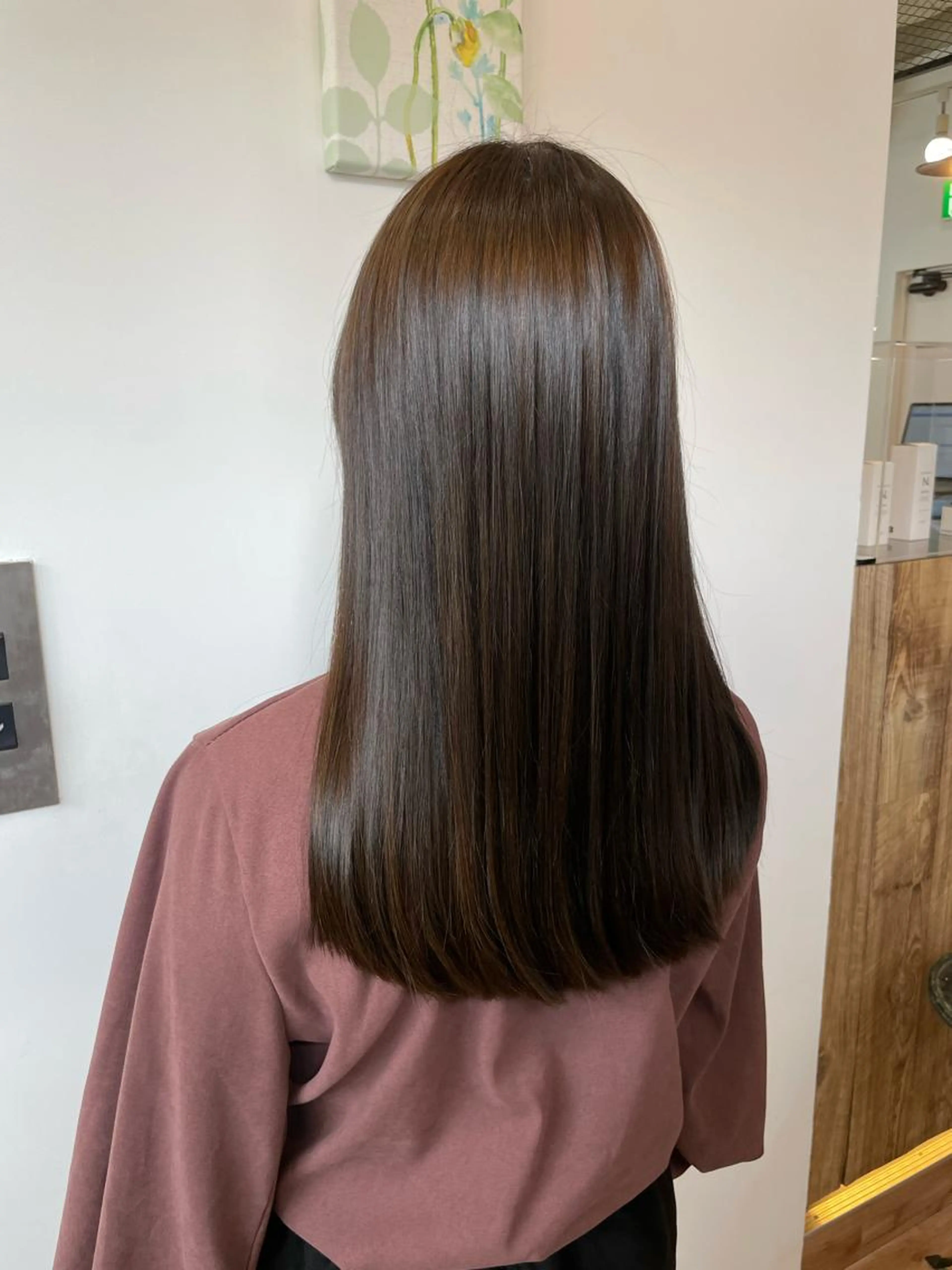 【大人気】✂️カット＋🌈オーガニックカラー＋✨3step ハホニコトリートメント＋🫧超音波ケアプロの写真