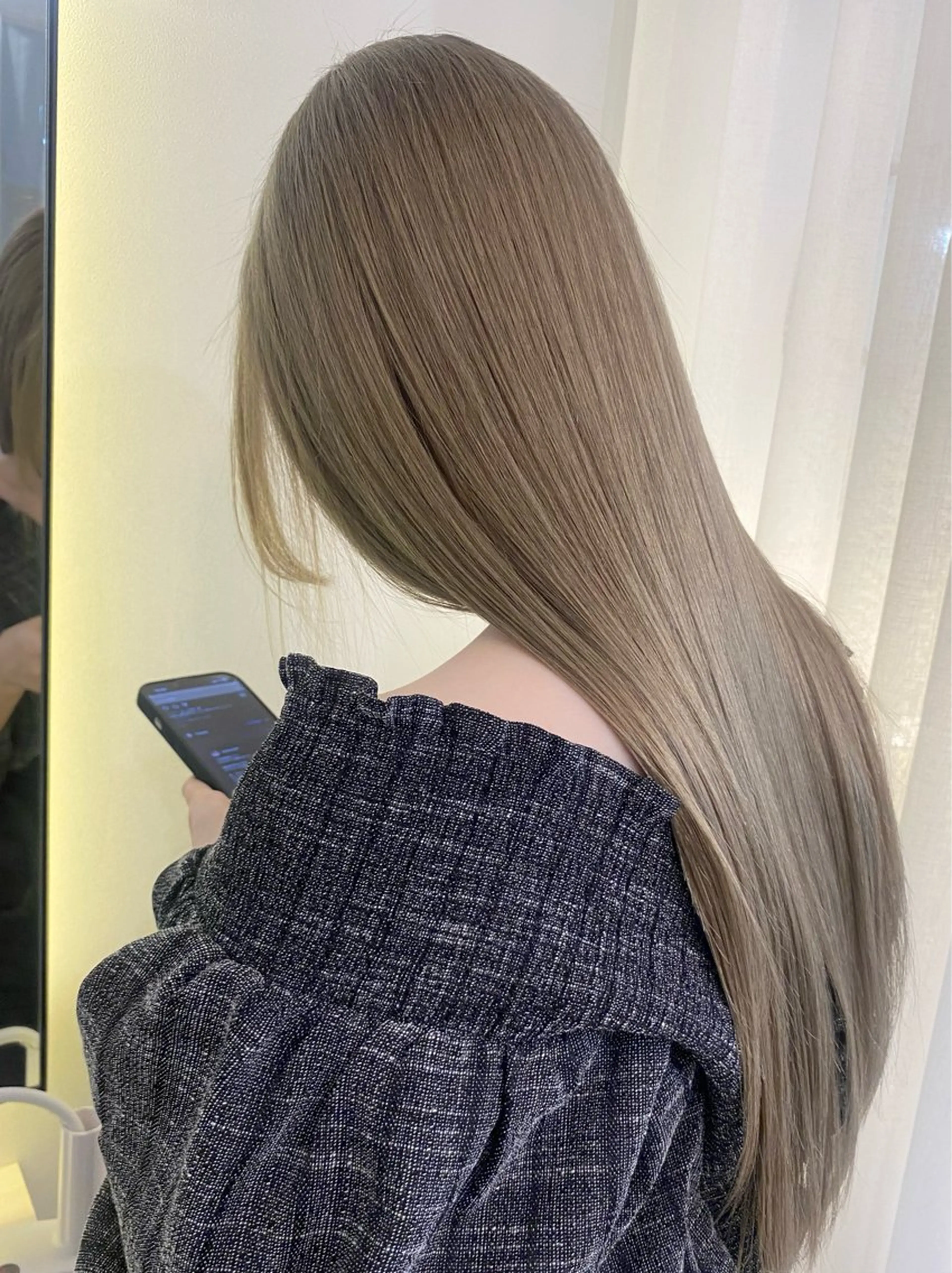 デザインカット＋ケアブリーチダブルカラー＋極上トリートメントの写真