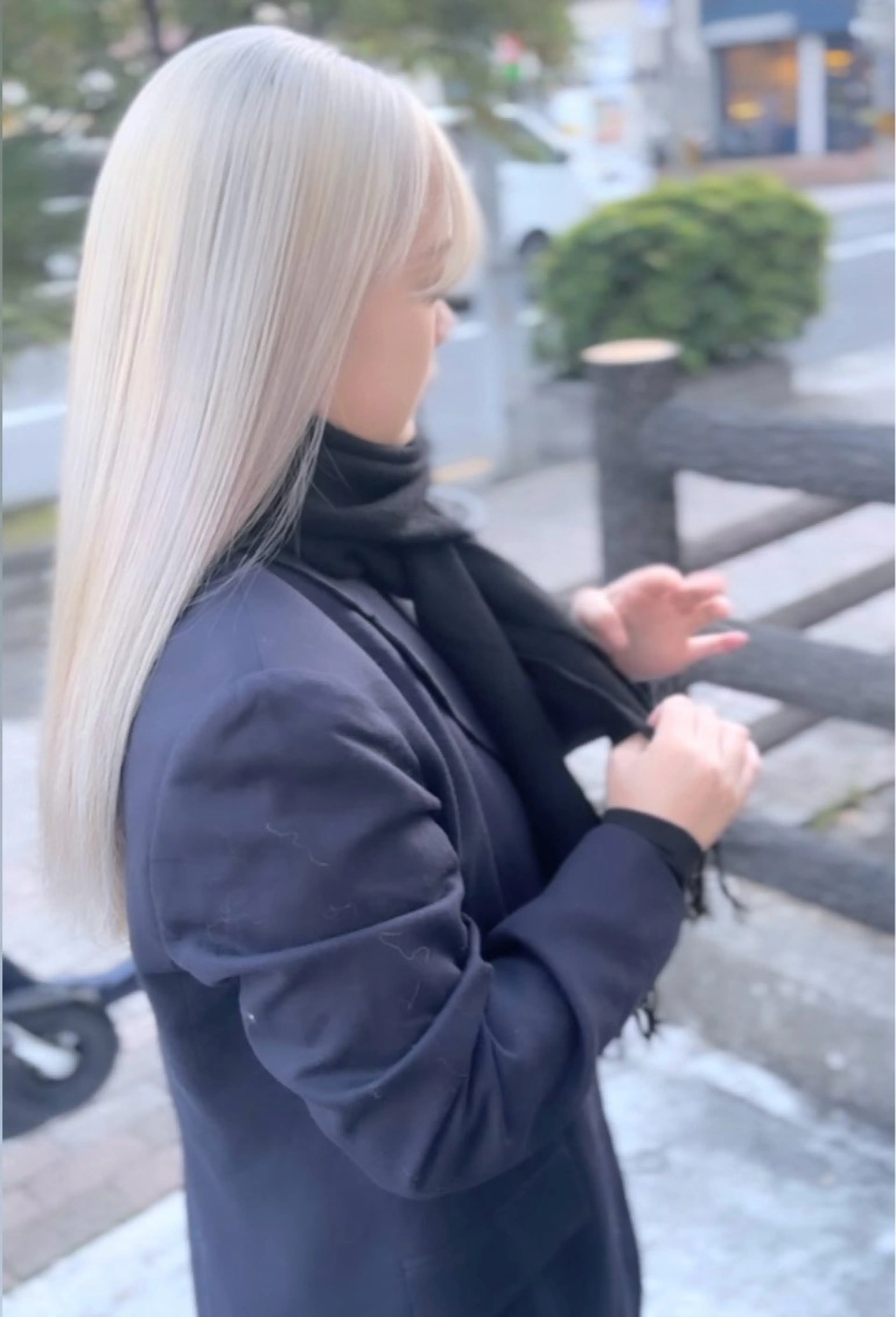 ロング TIDEHAIR / 韓国ヘア/MOEのヘアスタイル