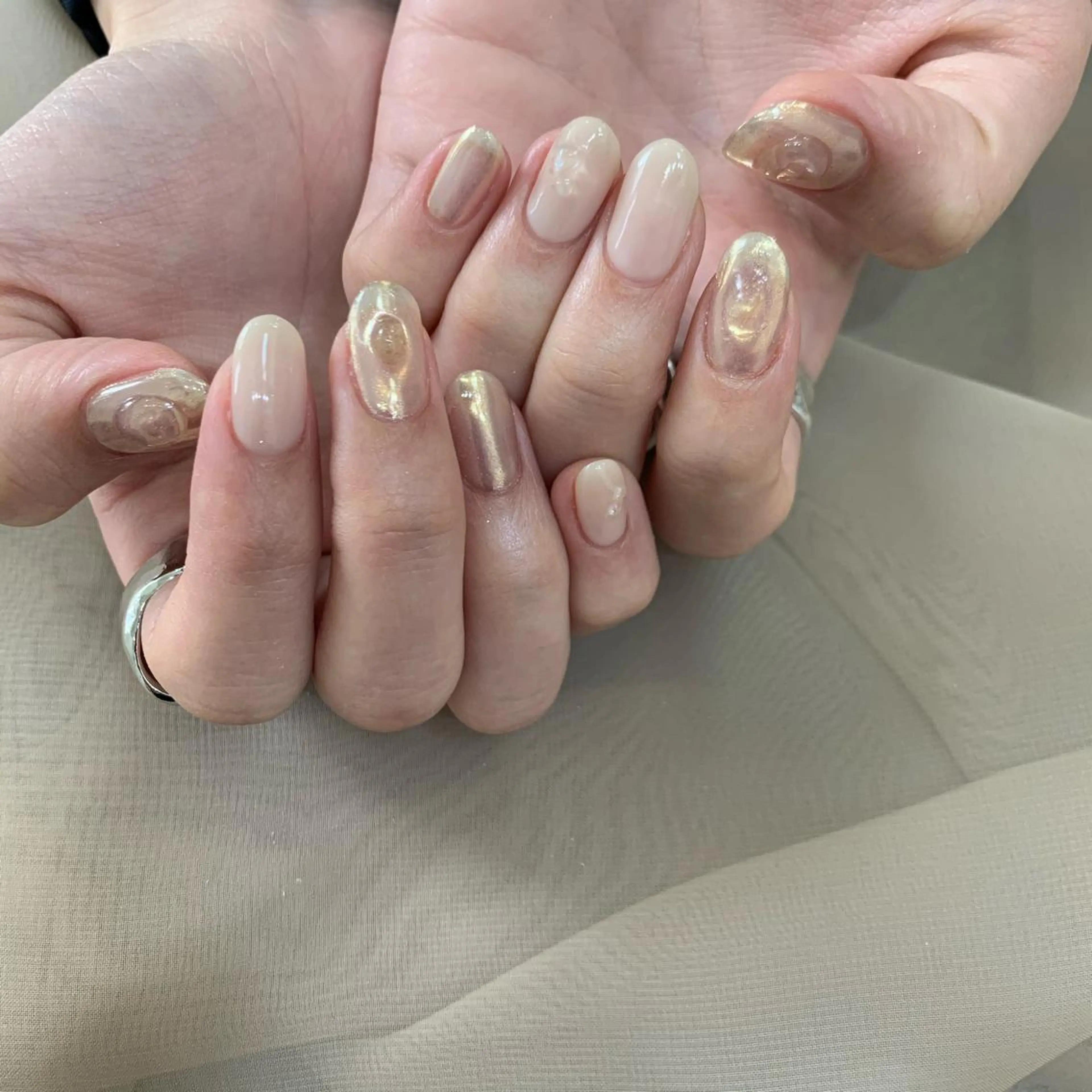 ネイル ハンドネイル nailsalon makoto所属・新宿ニュアンスネイル makotoのネイルデザイン