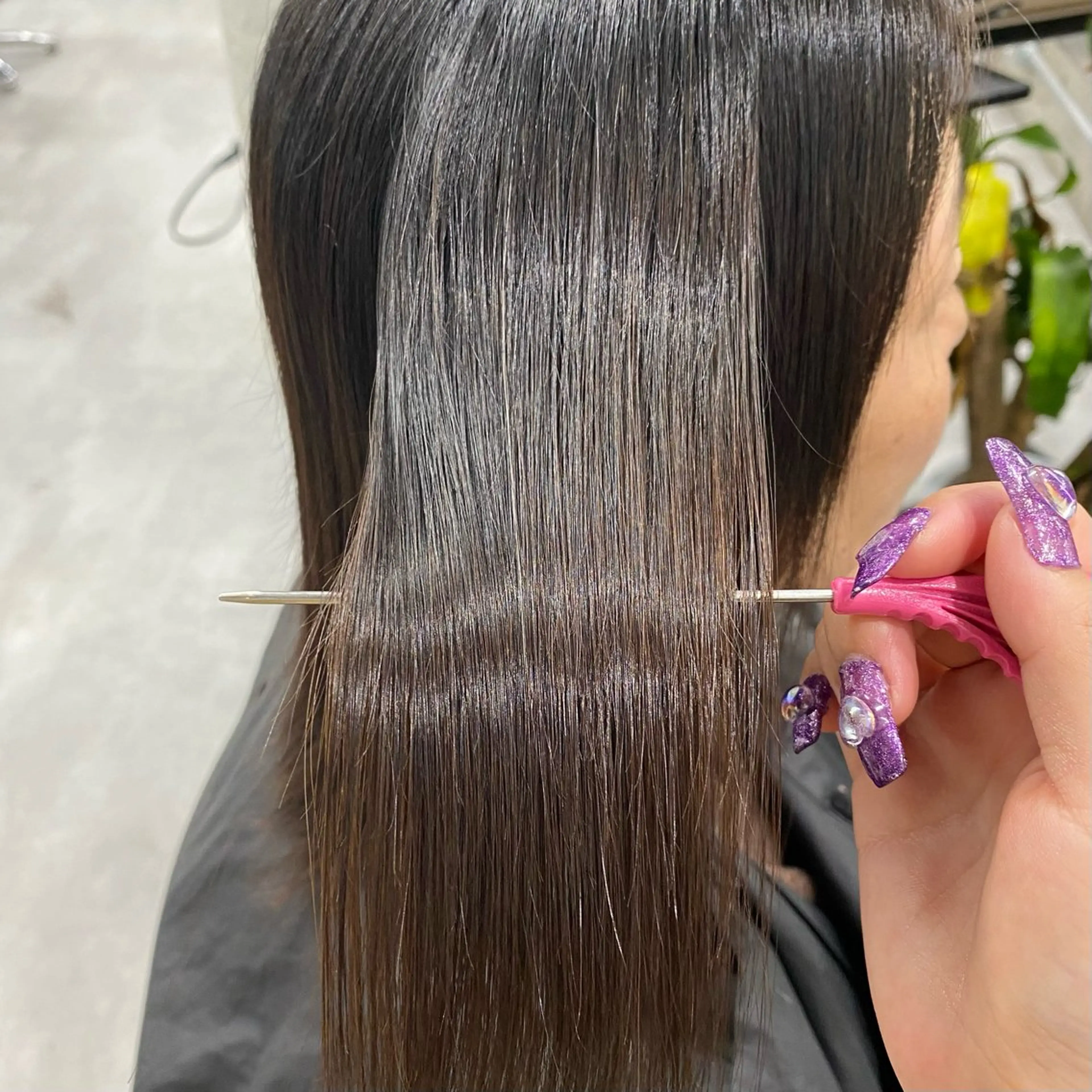 《🌷美髪矯正ストレート🌷》美髪矯正+高濃度処理剤🧴ツヤツヤピカピカ仕上がりに✨の写真