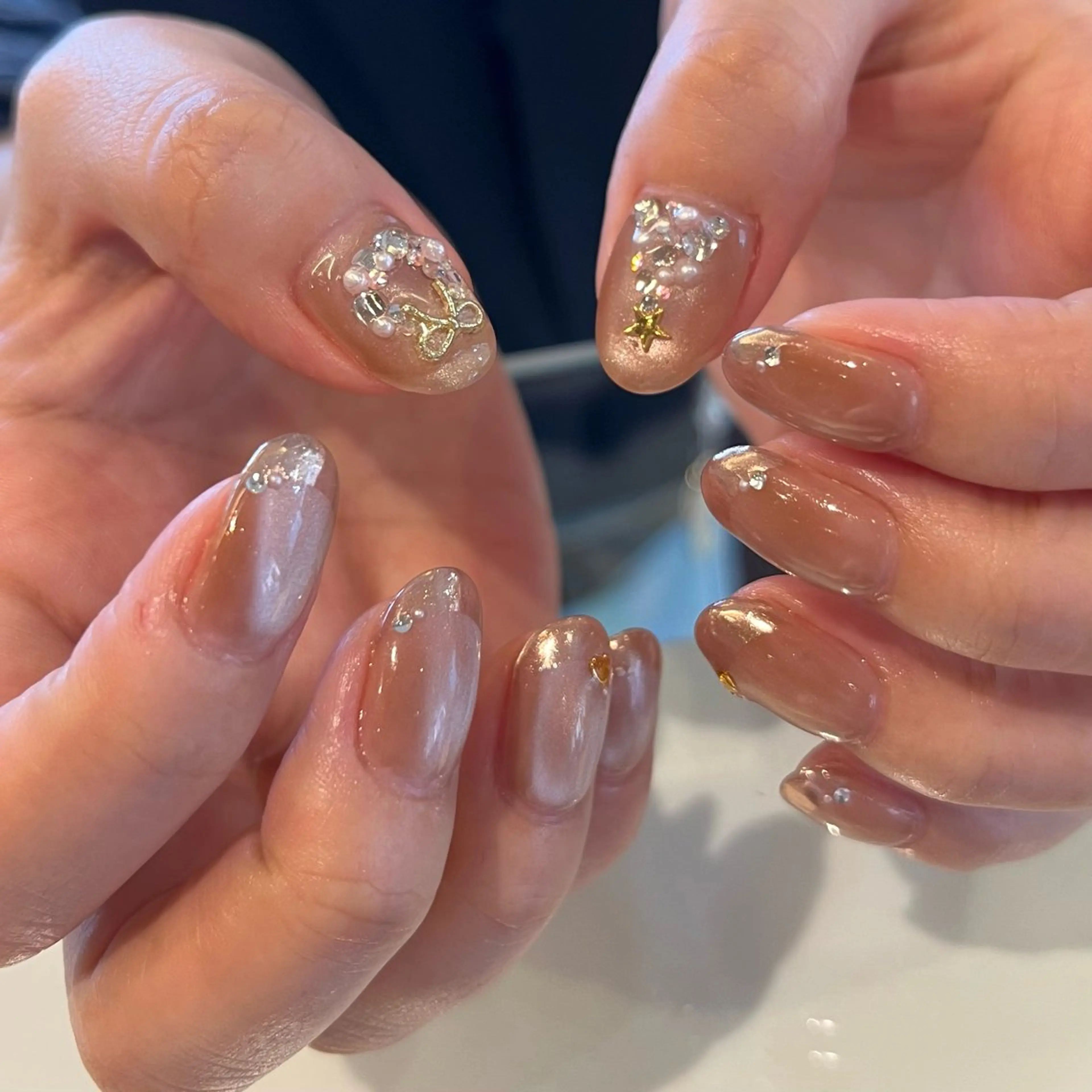 ネイル 冬ネイル クリスマス ハンドネイル yurina/ パラジェル認定サロンのネイルデザイン