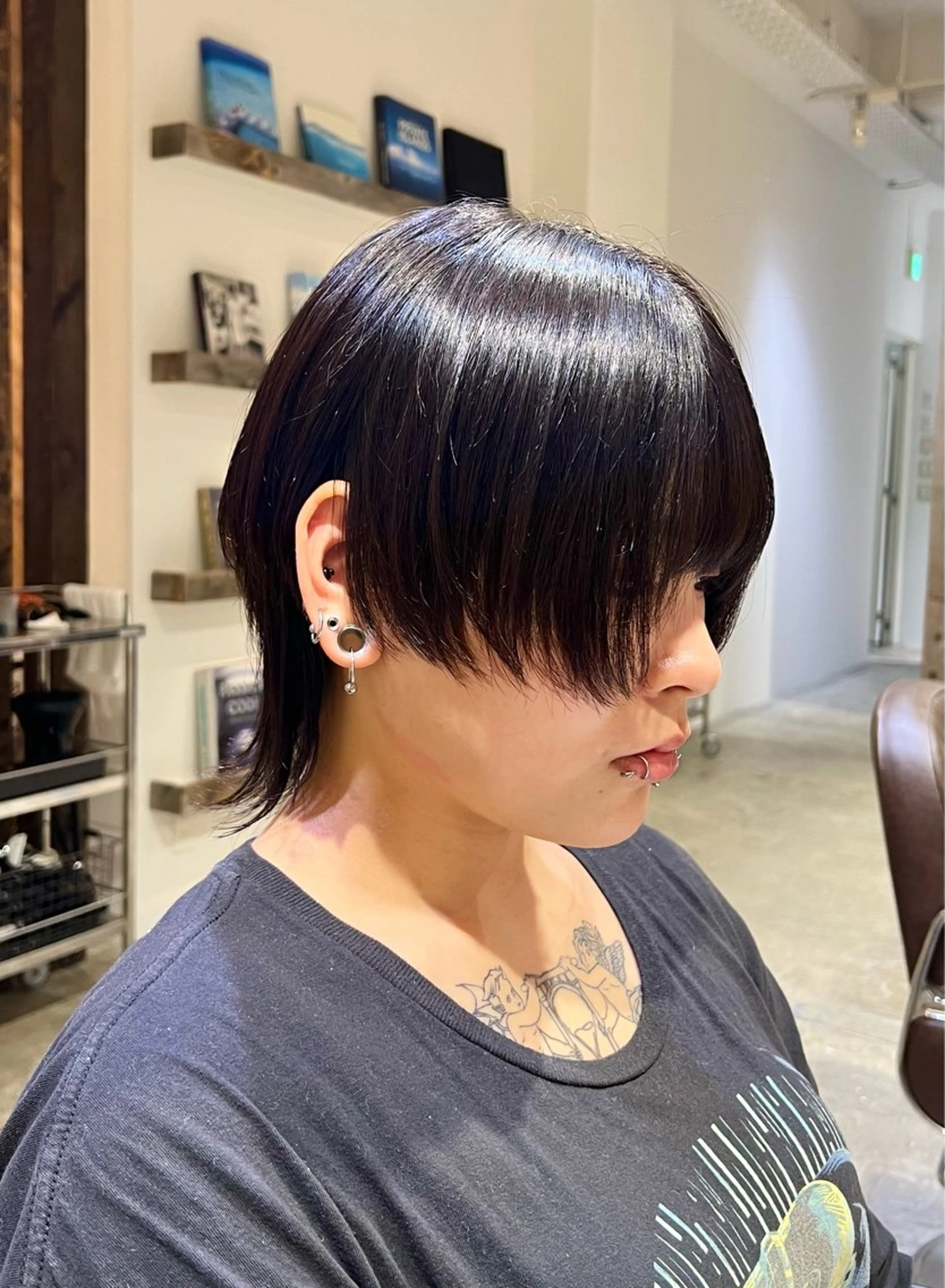 ショート カラー カット ヘアカラー トリートメント FERiCIA所属・ウルフカット/ 今川尚睦のヘアスタイル