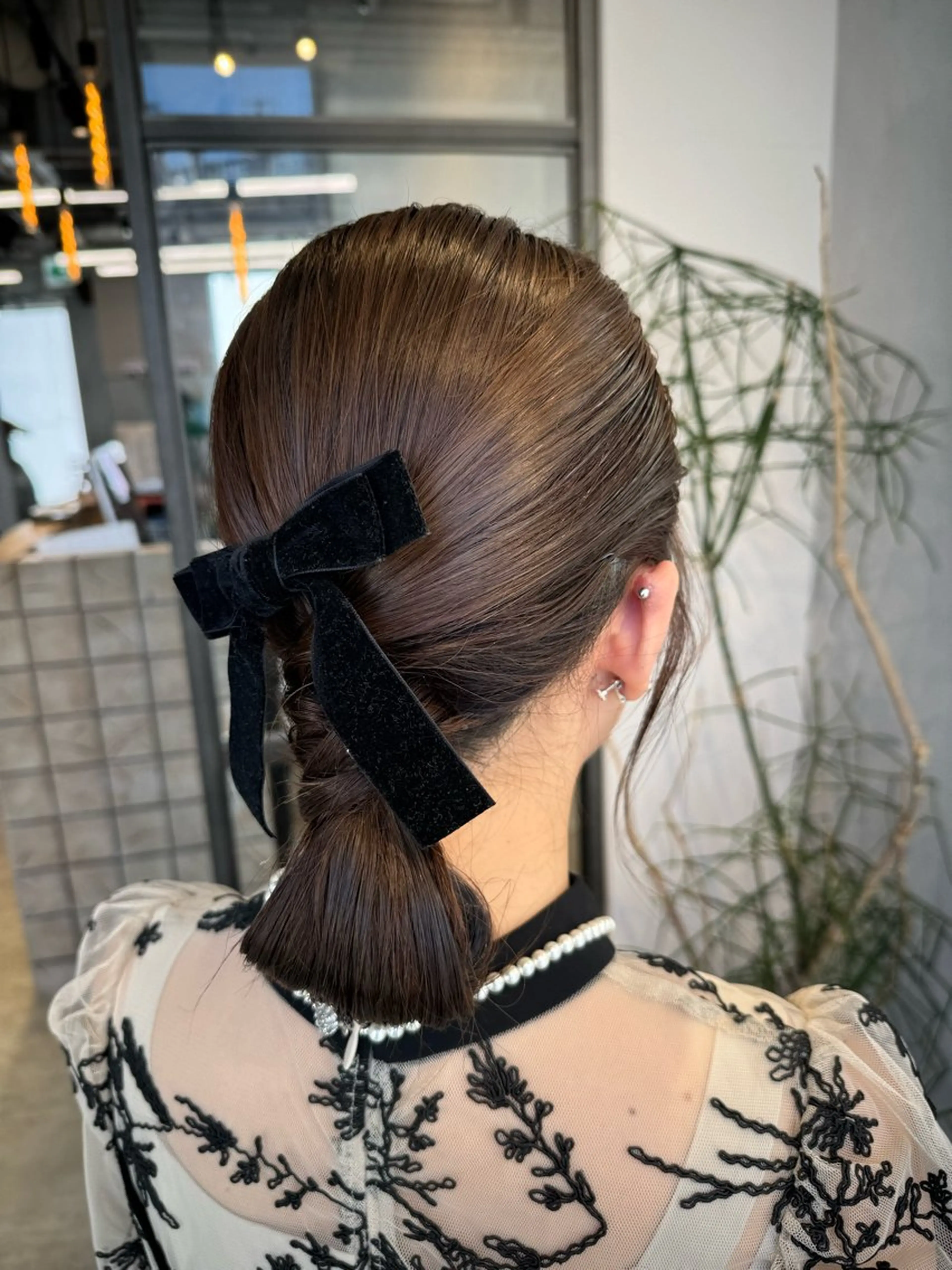 ヘアアレンジ 透明感カラー✨艶髪 制作🌱山根あゆみのヘアスタイル