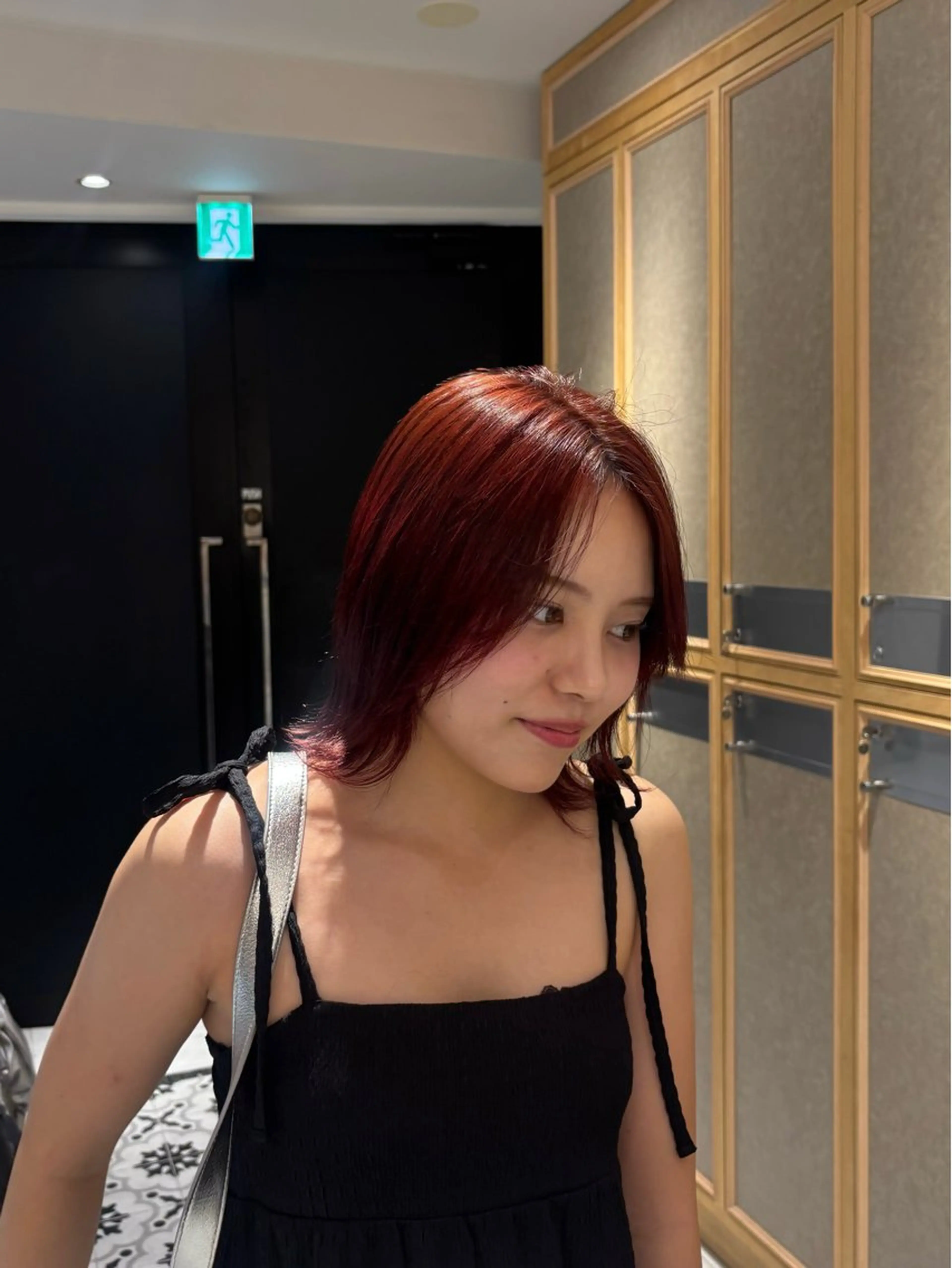 ミディアム カラー ヘアカラー トリートメント ヘアセット 莉瑠 / モデル価格募集🐃のヘアスタイル