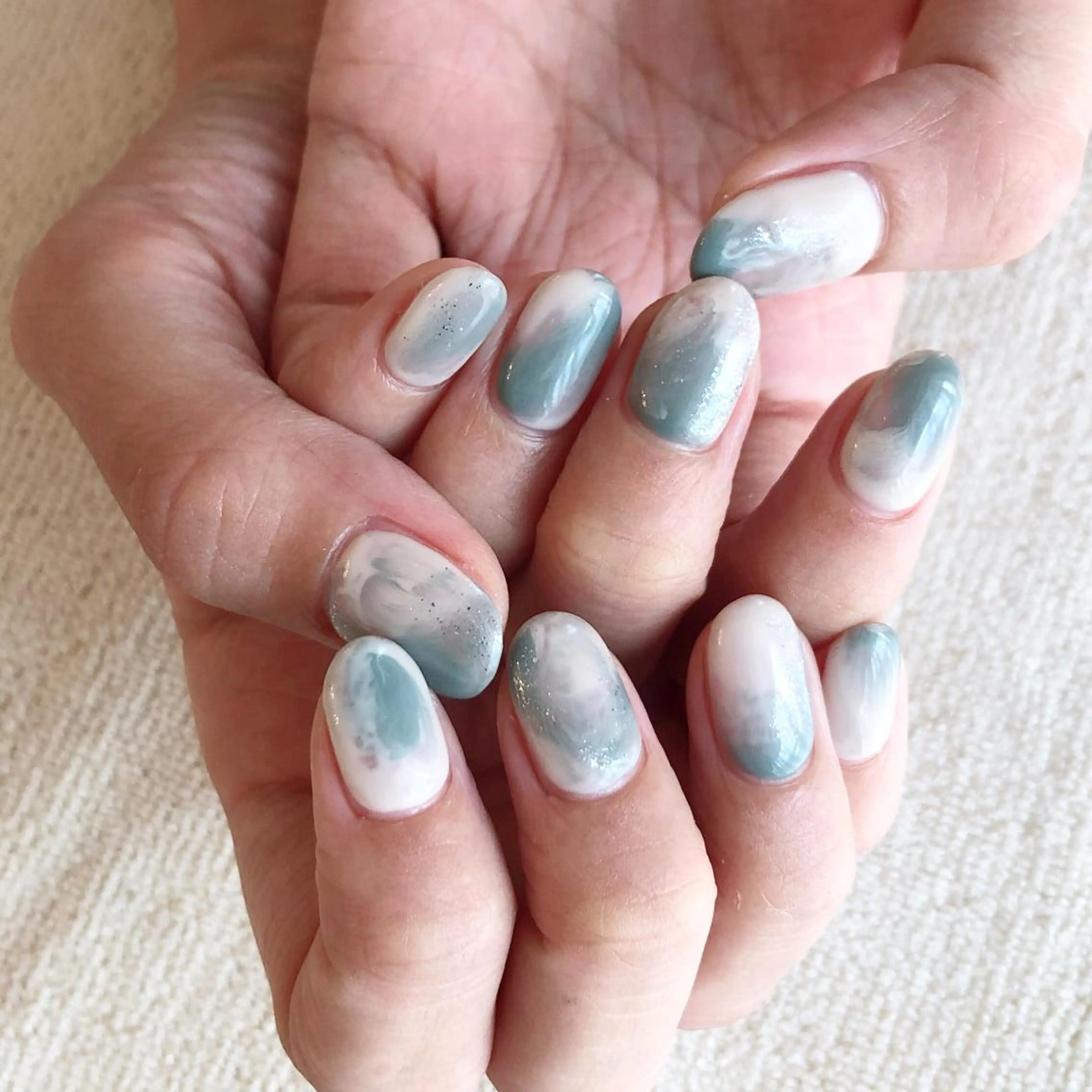 ネイル ハンドネイル フットネイル kichi･:* みじゅのネイルデザイン