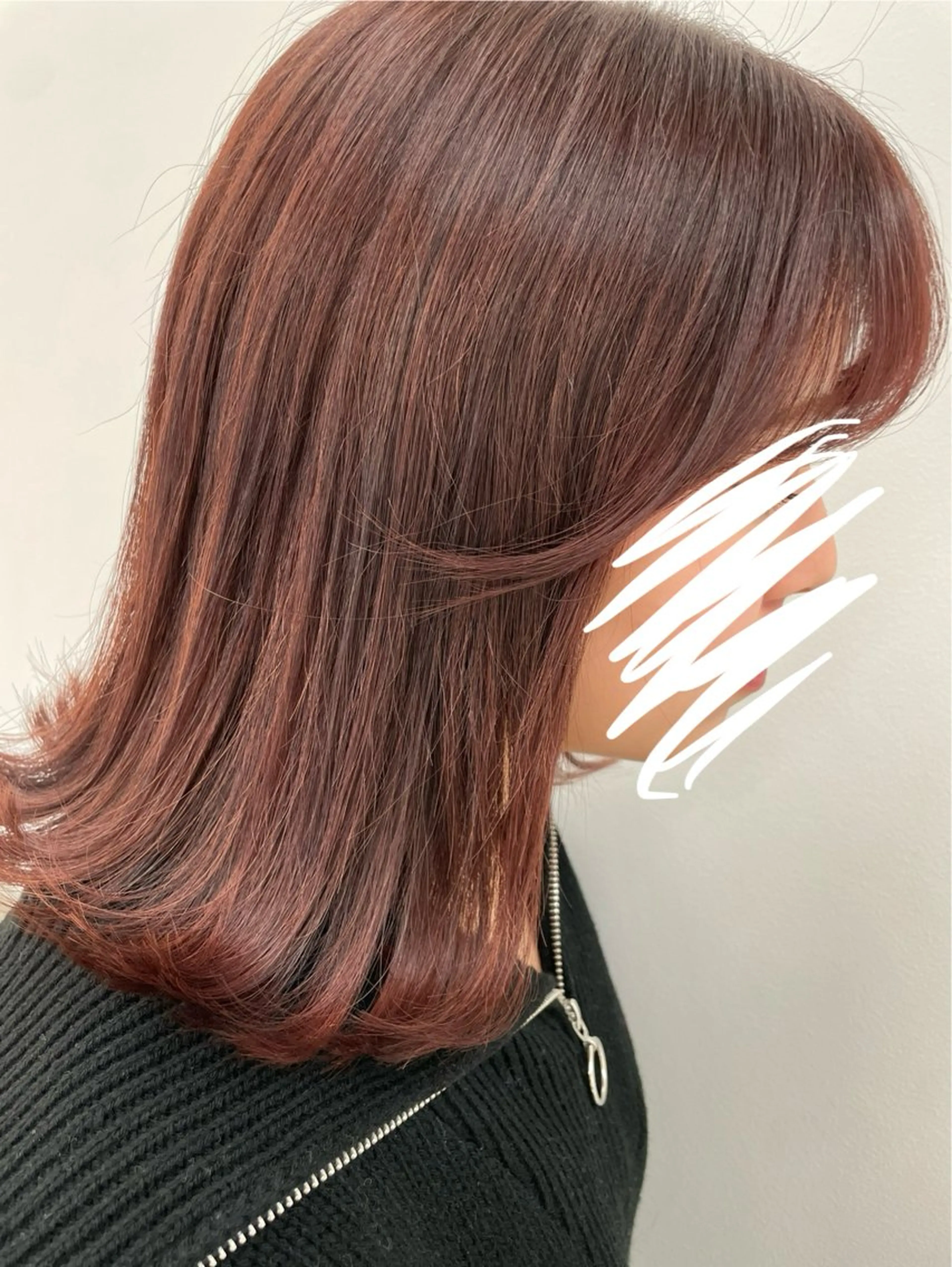 ミディアム 外ハネヘア tiptop池袋所属・tiptop 池袋店 ちづるのヘアスタイル