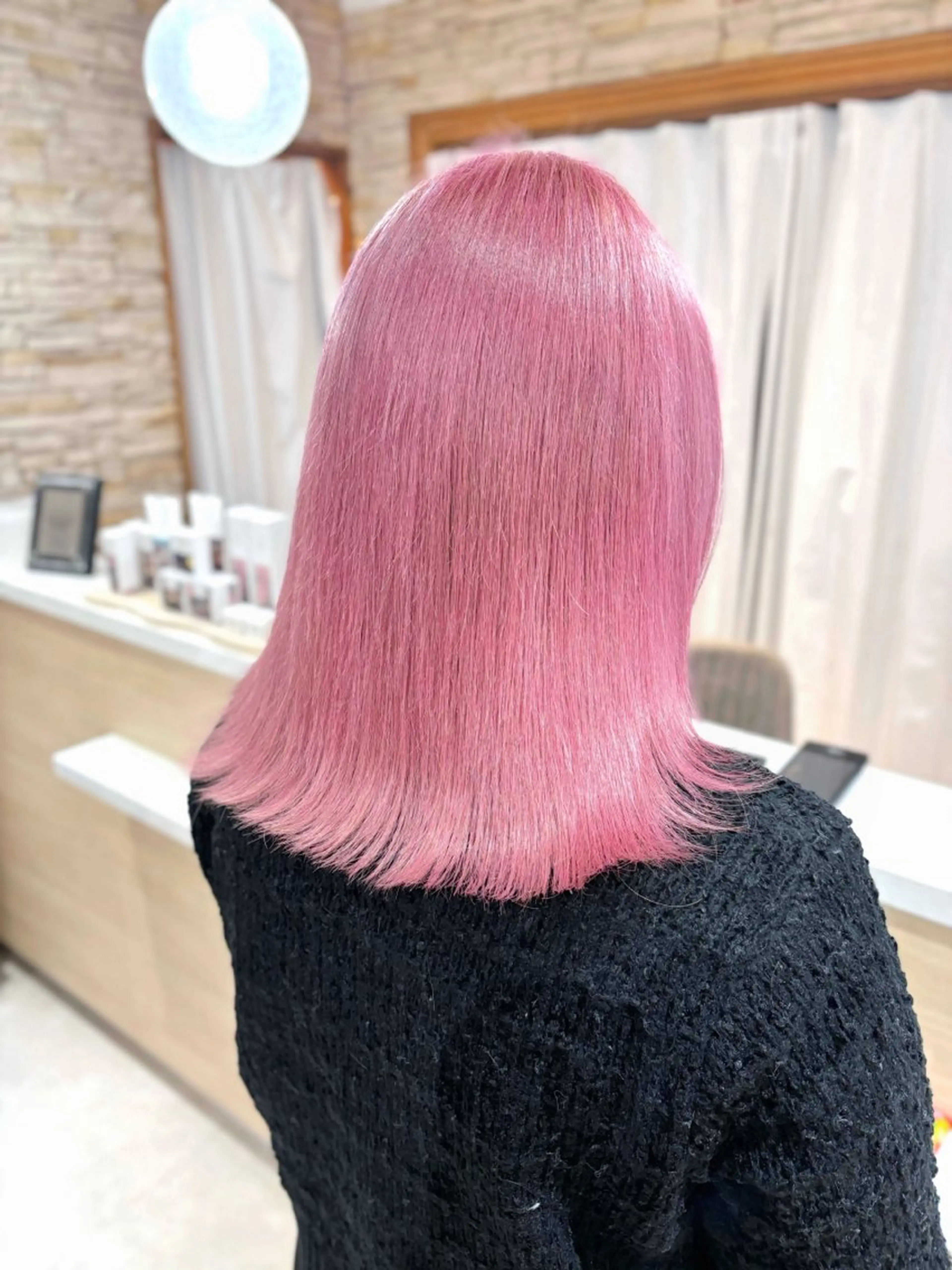 ミディアム ブリーチ／ 髪質改善／ＲＹＯのヘアスタイル