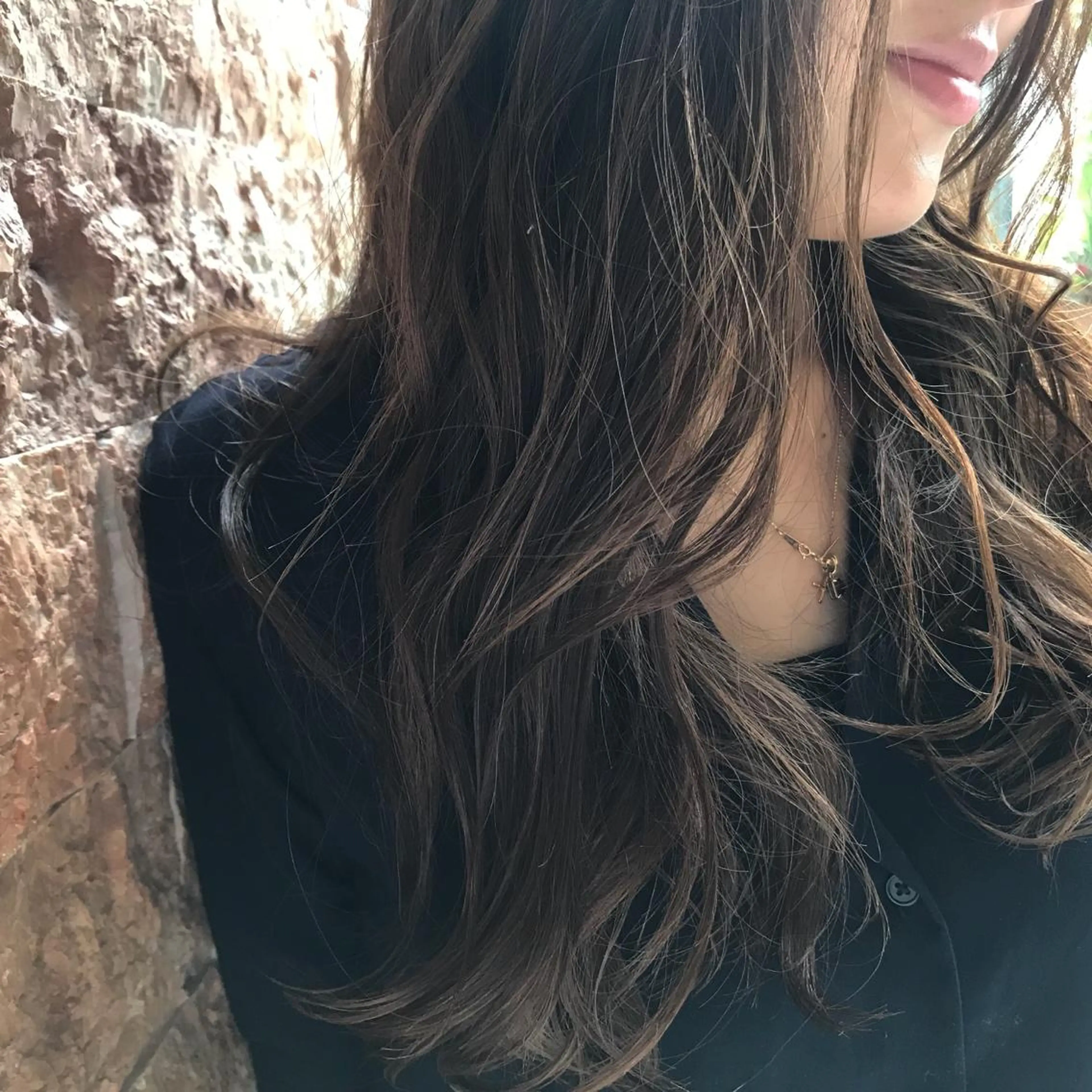 ロング ハイライト 松本 将太のヘアスタイル