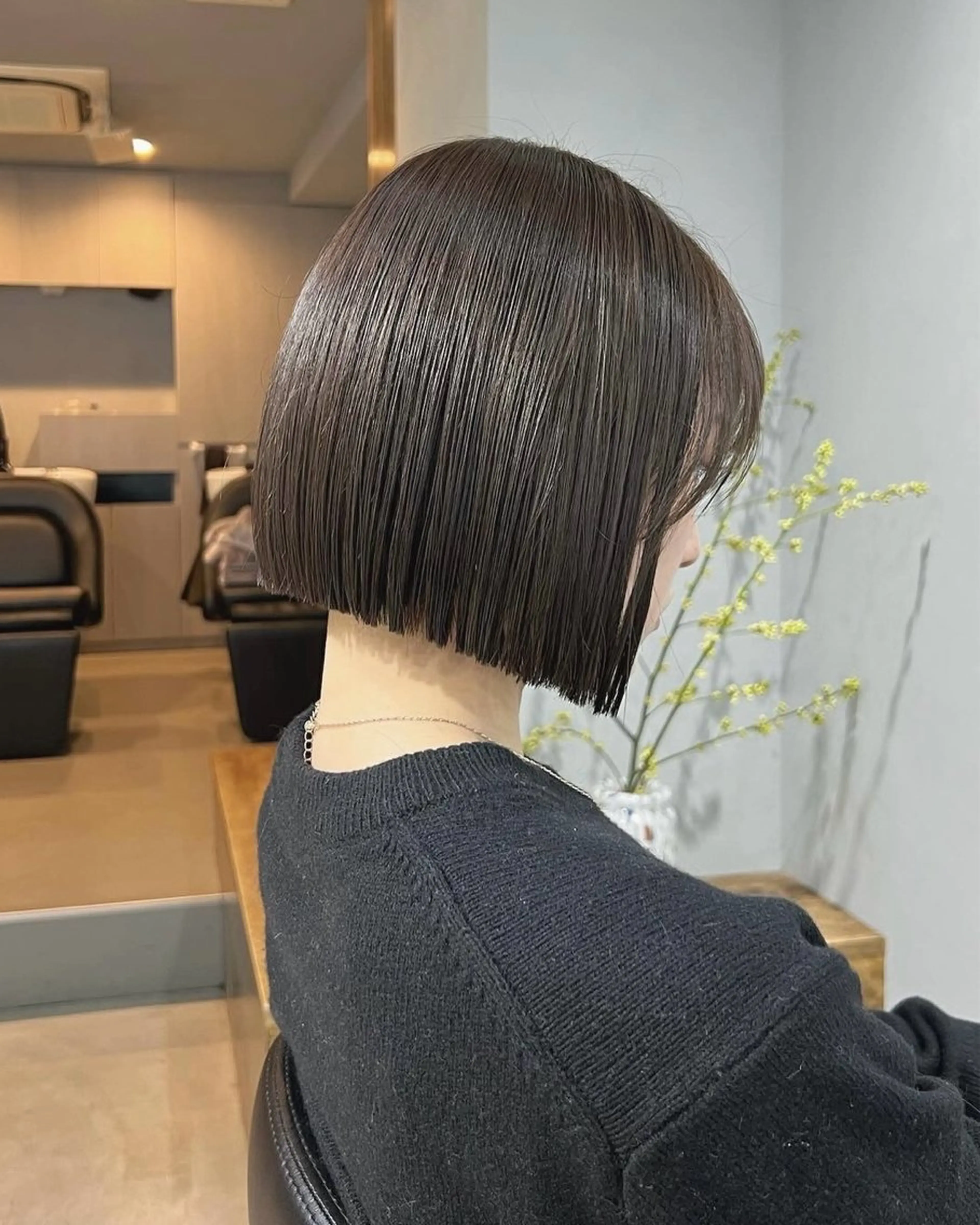 ミディアム カラー カット ヘアカラー akane/ベージュ /オリーブ/ブラウンのヘアスタイル