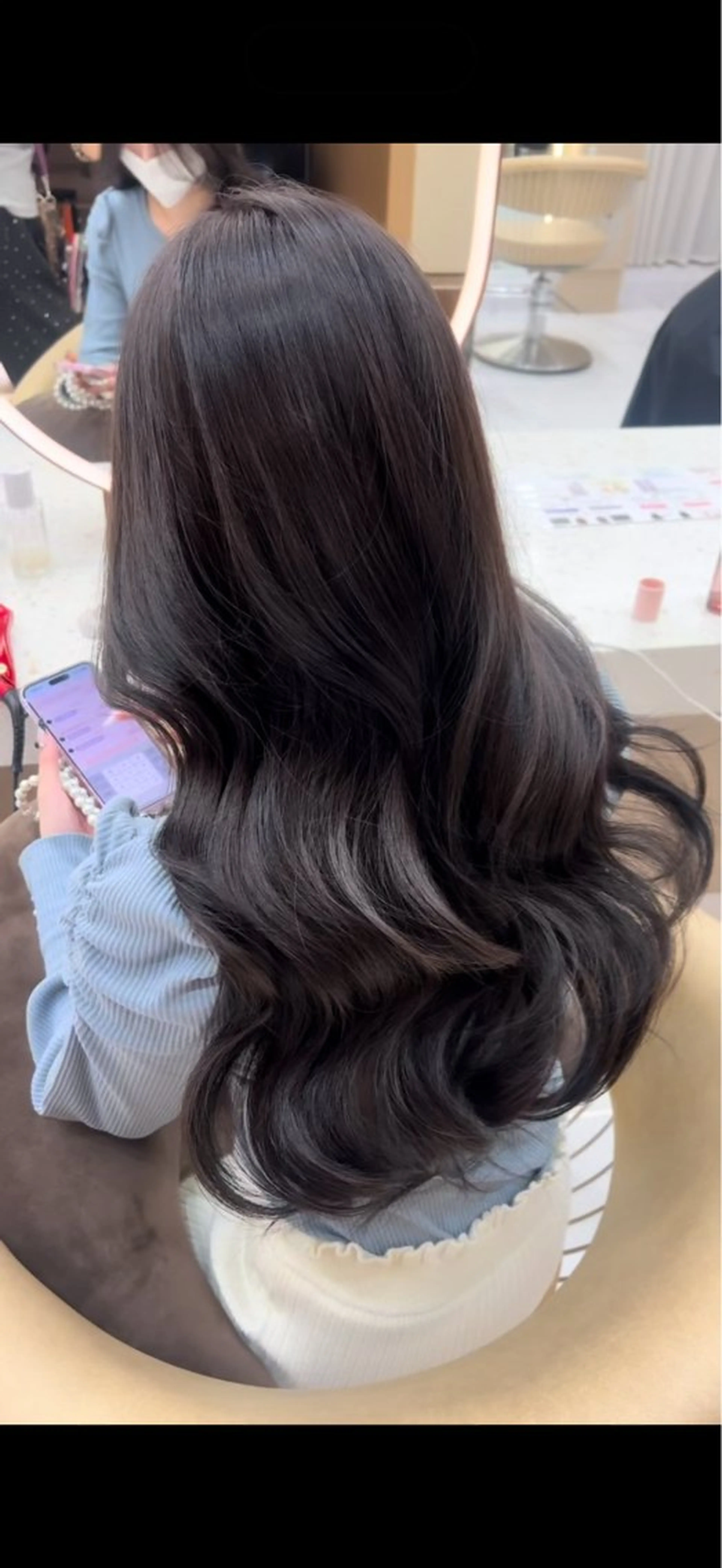 ロング 髪質改善/透明感カラ ー/みほのヘアスタイル