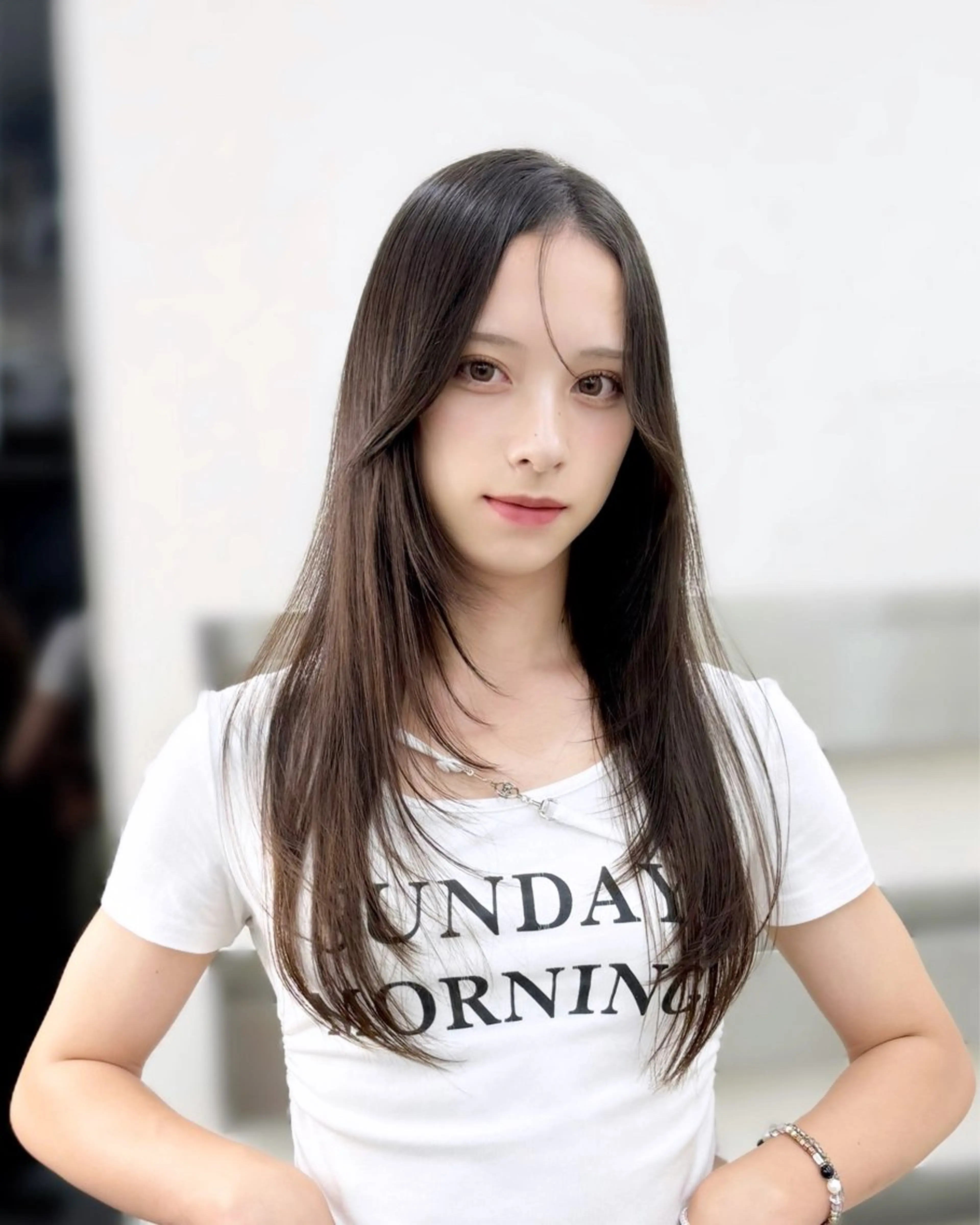 ロング カラー カット ヘアカラー トリートメント 🦋韓国系指名No1 店長/圓山 祐也🦋のヘアスタイル