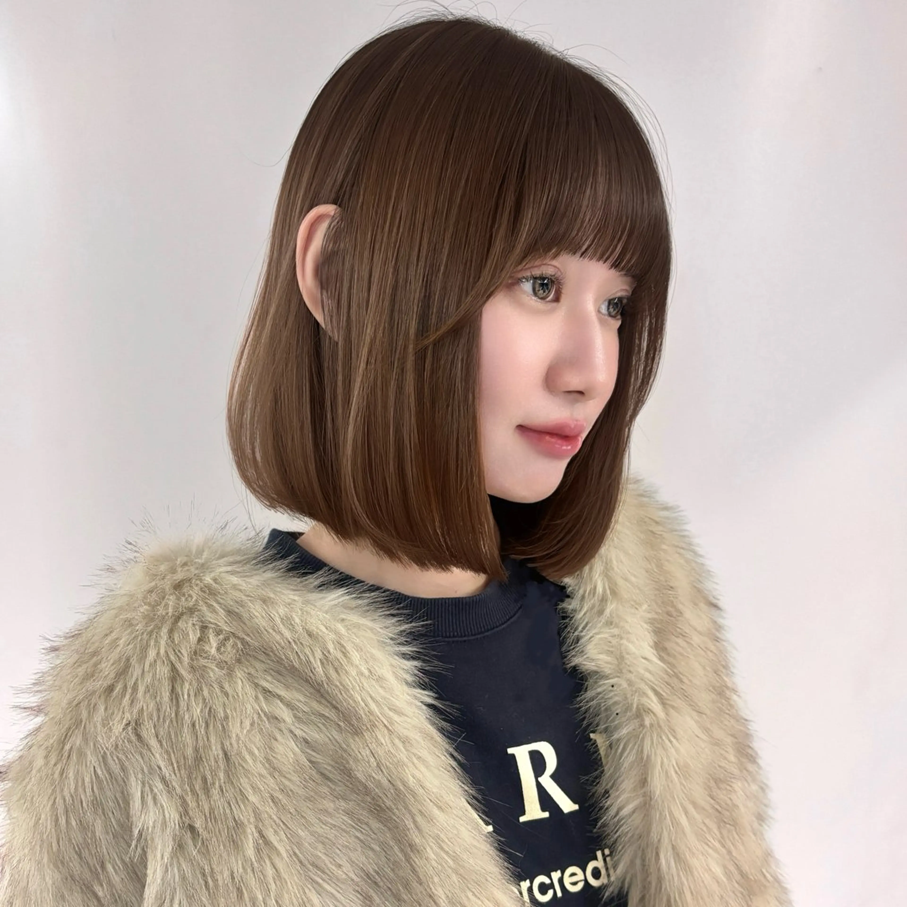 ショート ボブ 横岡 亜香里のヘアスタイル