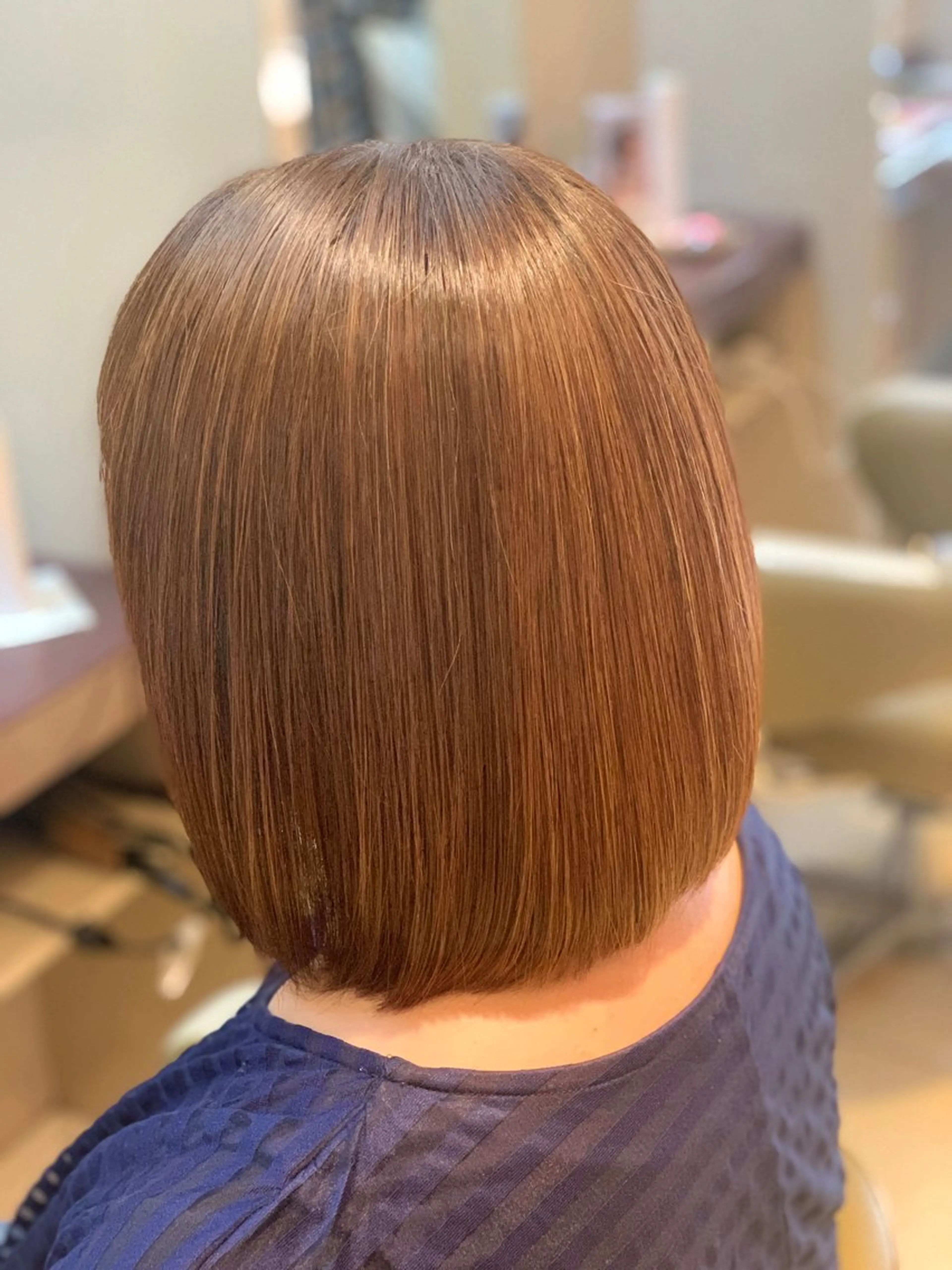 ミディアム ヘアカラー 大島 裕也のヘアスタイル