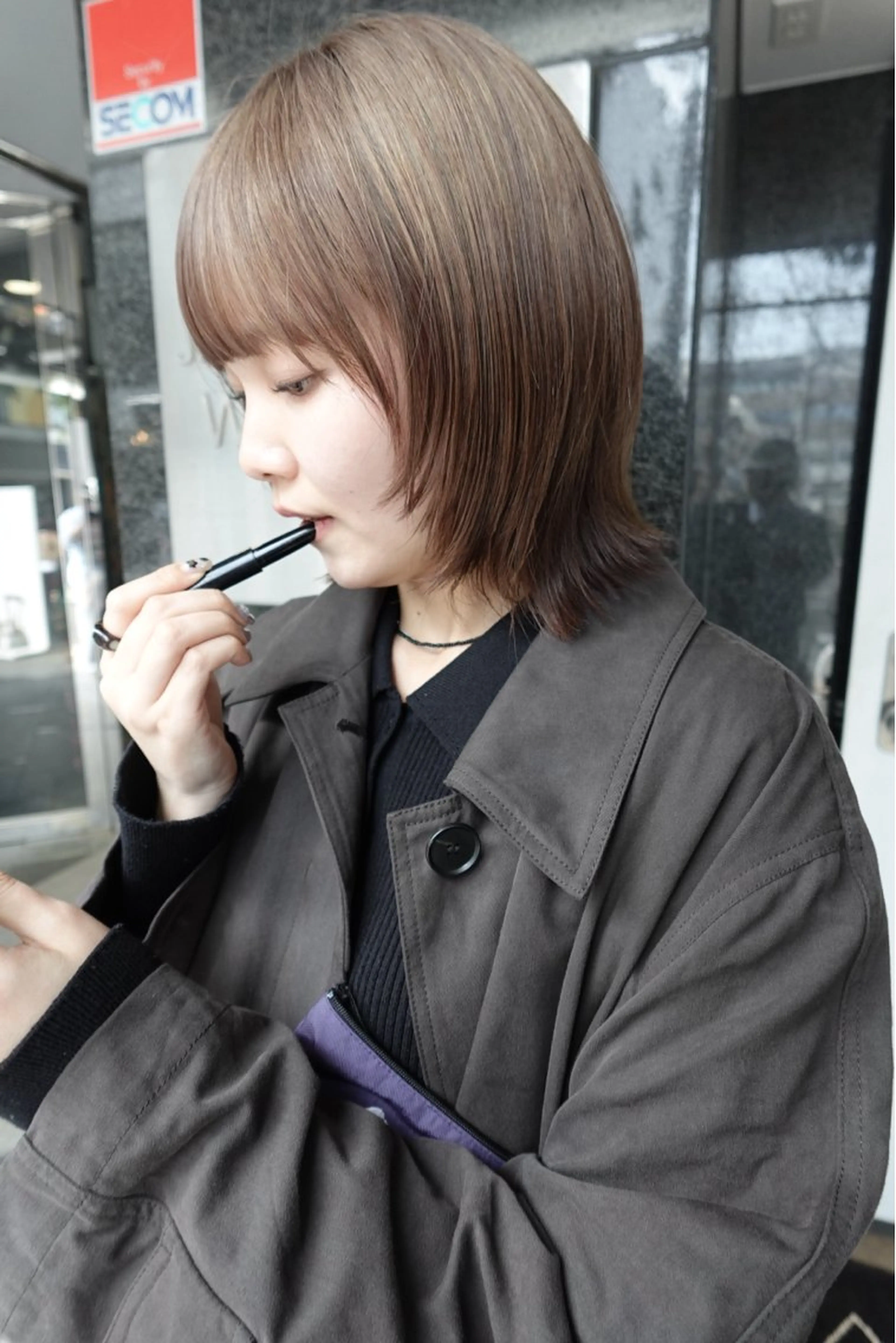 ミディアム カット ヘアカラー トリートメント 🍁ロングパーマドラ イパーマ🍁陸来のヘアスタイル