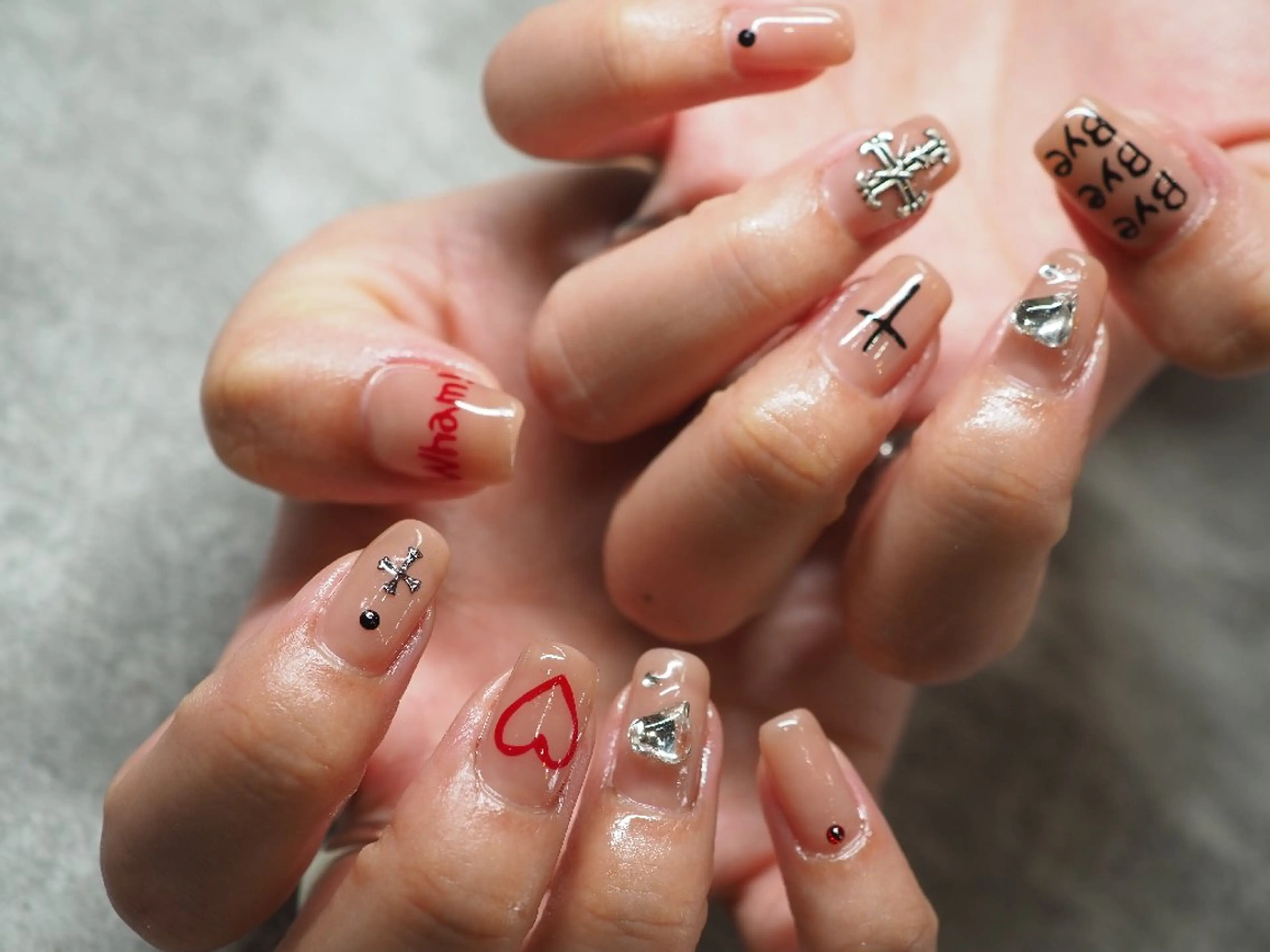 ネイル ハンドネイル glaNje 福光のネイルデザイン