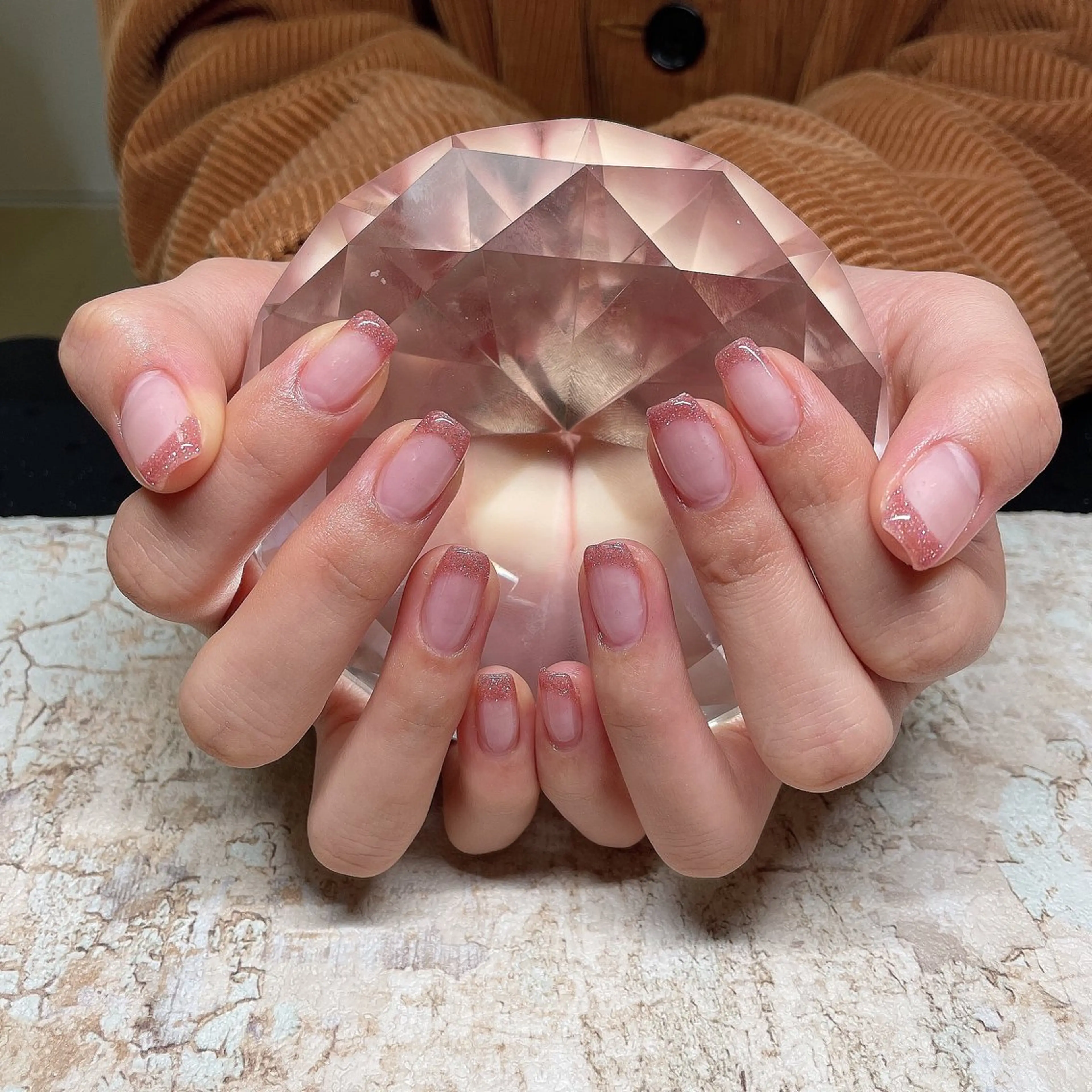 ネイル アートネイル フレンチネイル ジェルネイル グラデーション 韓国ネイル ハンドネイル ハンドケア Nail room Bimano所属・Bimano seica♡+°のネイルデザイン