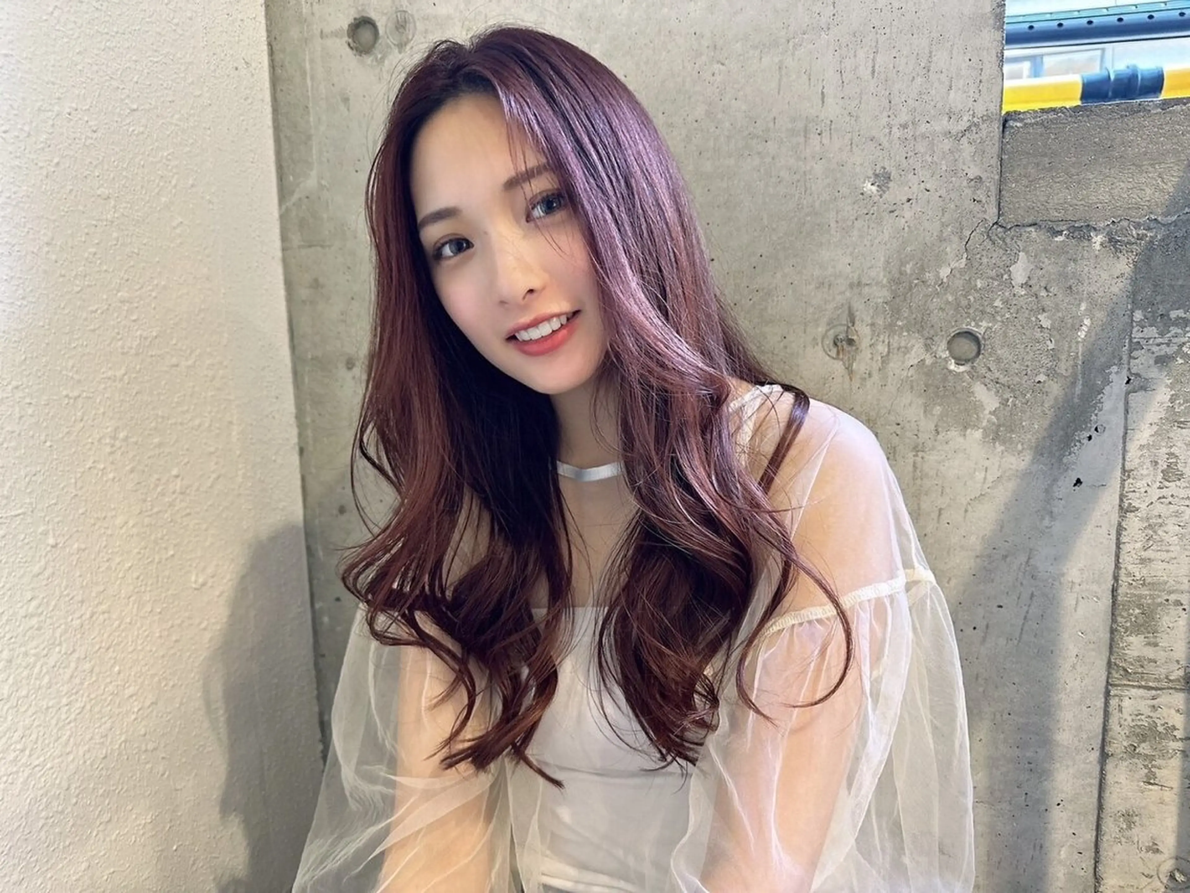 潤い艶カラー×トリートメントの写真