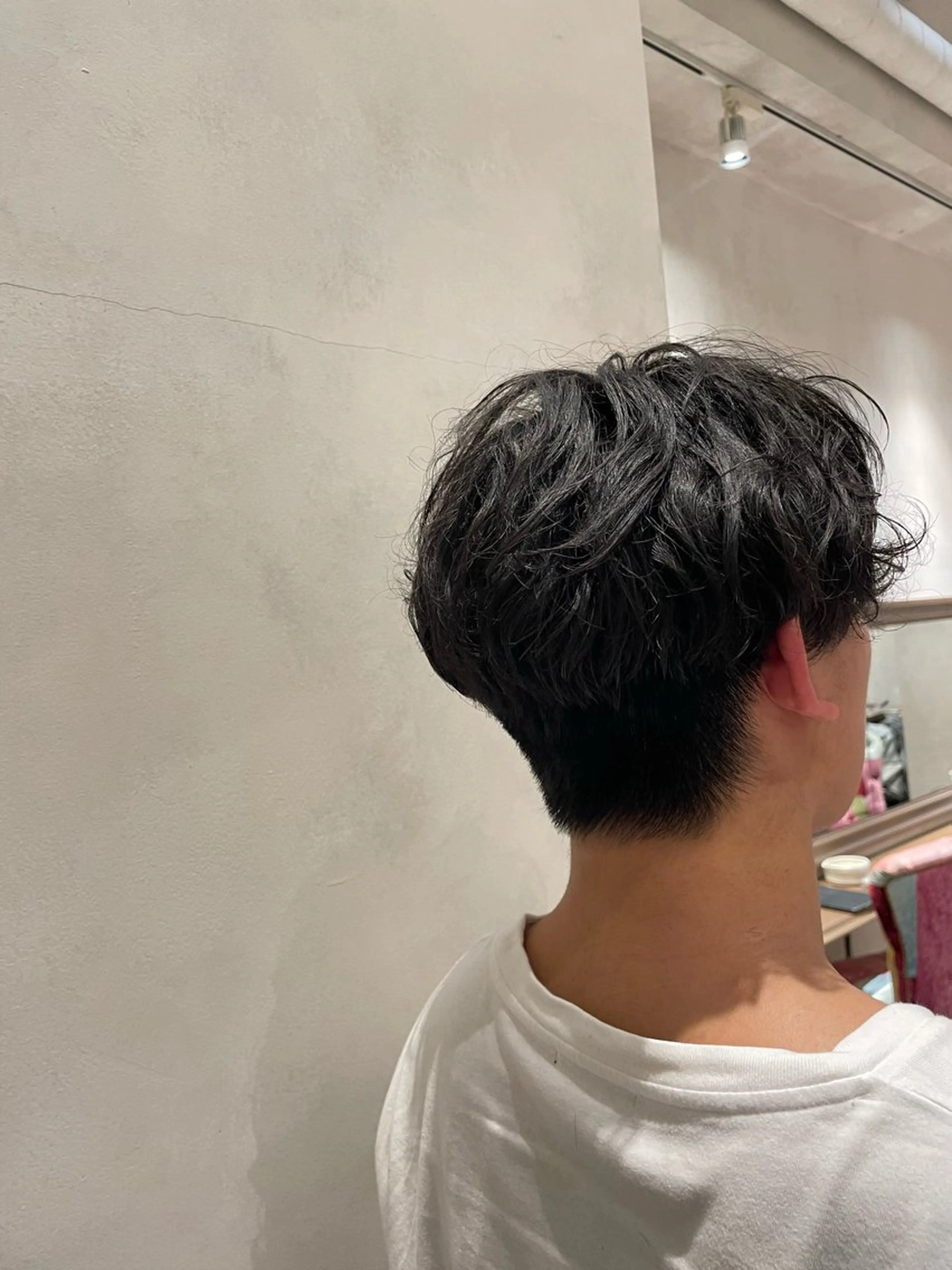 パーマ シモカワ マシロのヘアスタイル