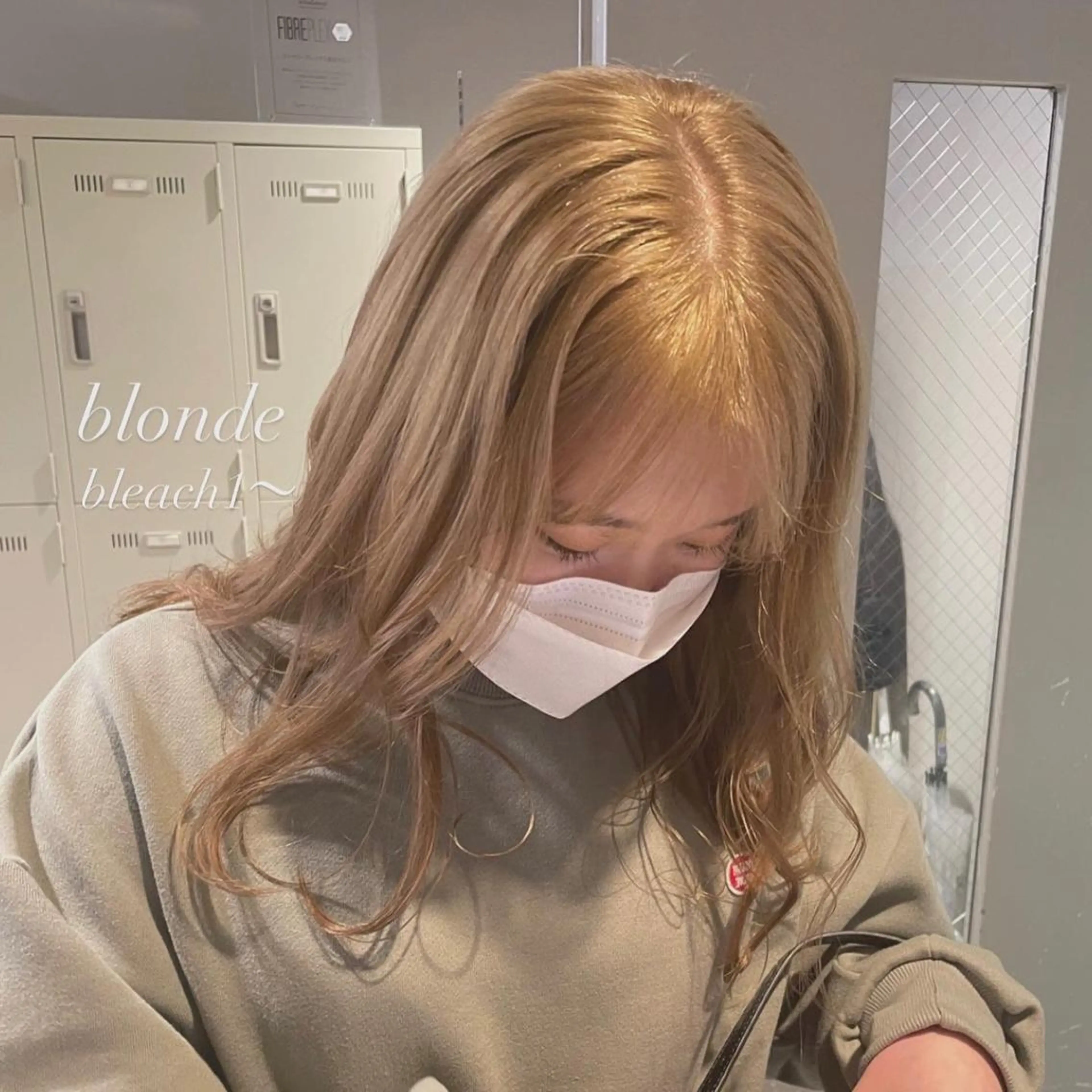 ミディアム カラー 表参道ハッシュカット レイヤー/リノンのヘアスタイル