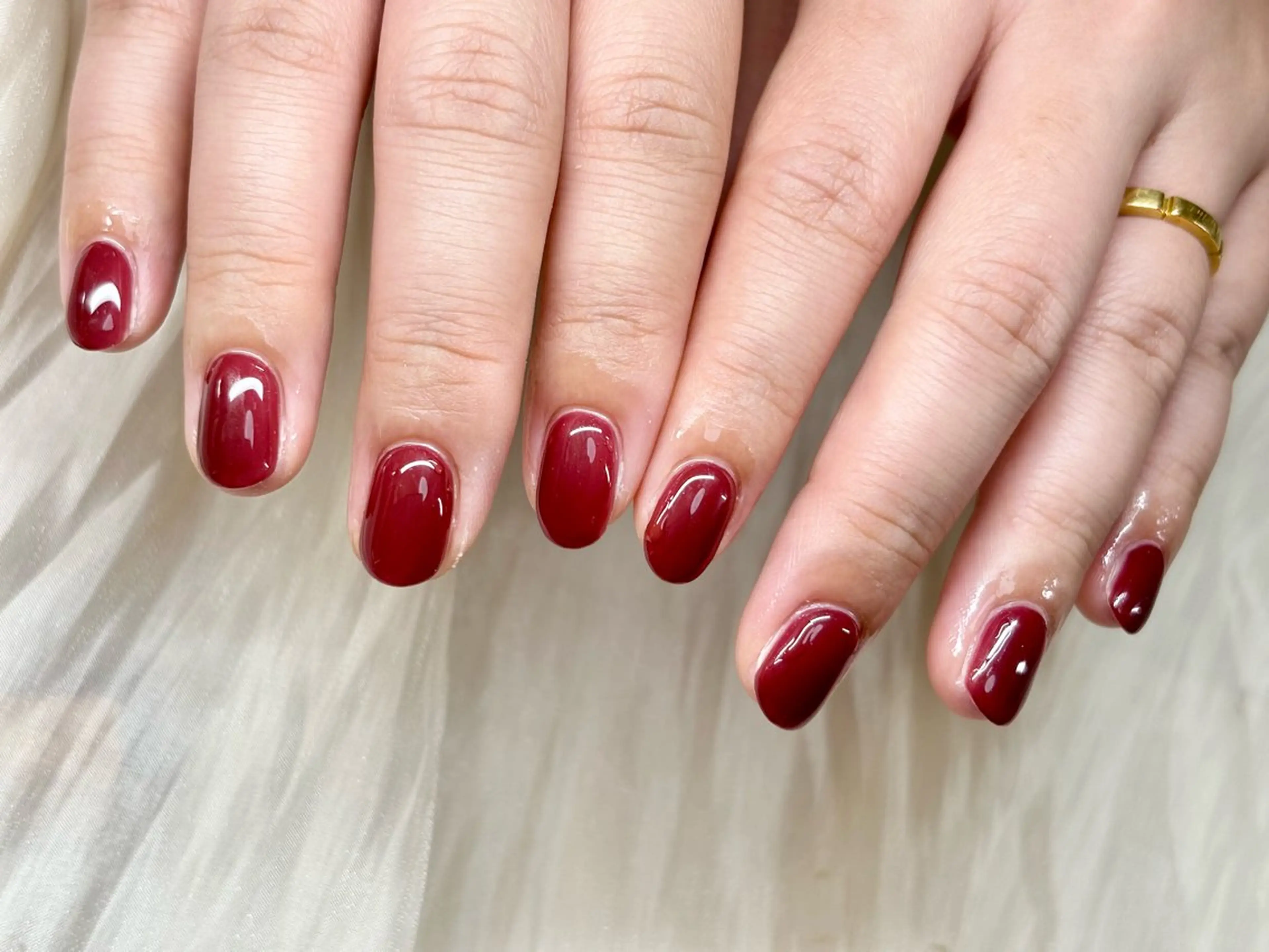 ネイル ニュアンスネイル ワンカラーネイル N.KIRARI hanaのネイルデザイン