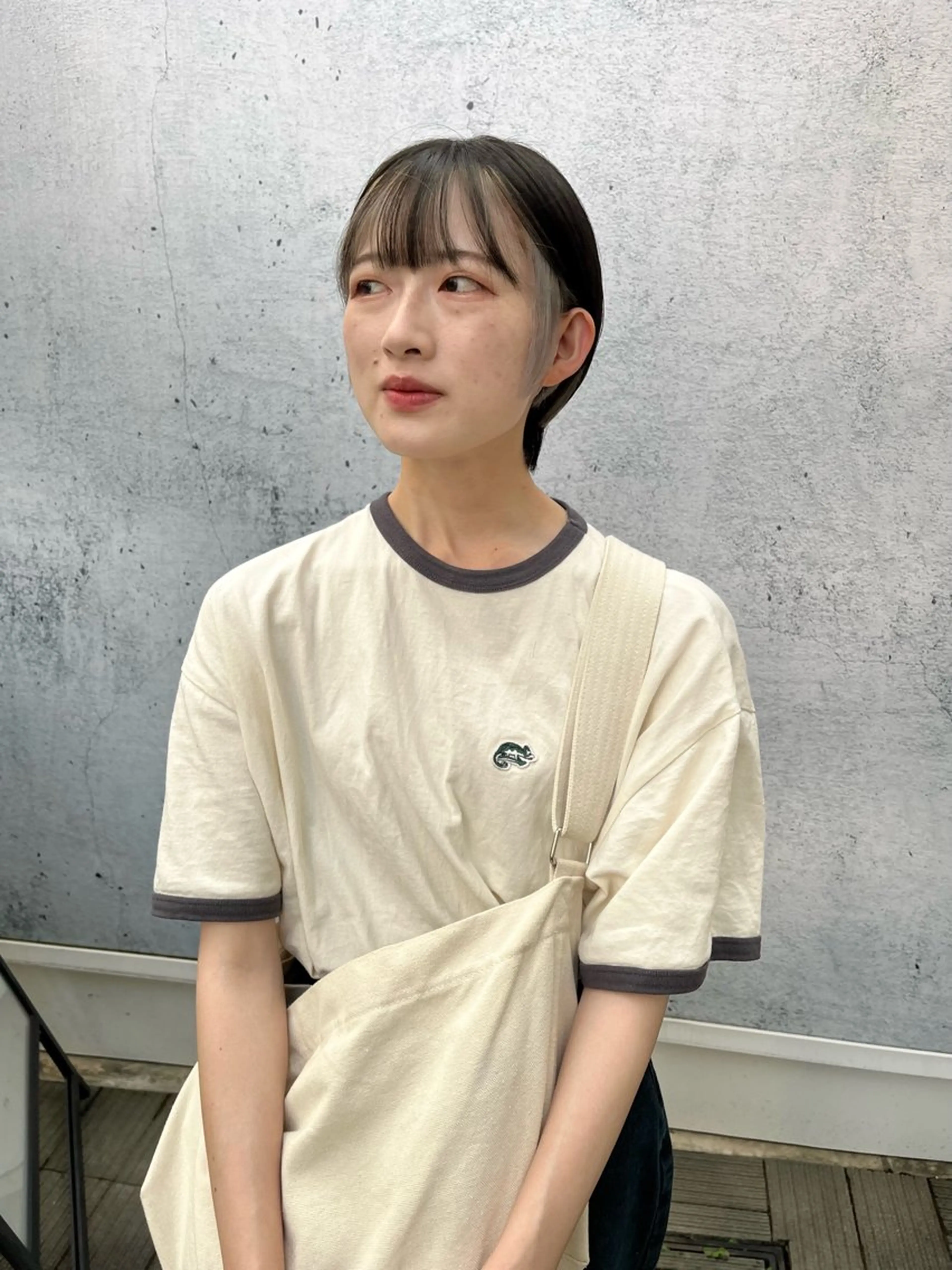 ショート カラー ショートボブ ダブルカラー ハイトーンカラー インナーカラー シルバー カット ヘアカラー ショート/パーマ/ カラー/FUKOのヘアスタイル