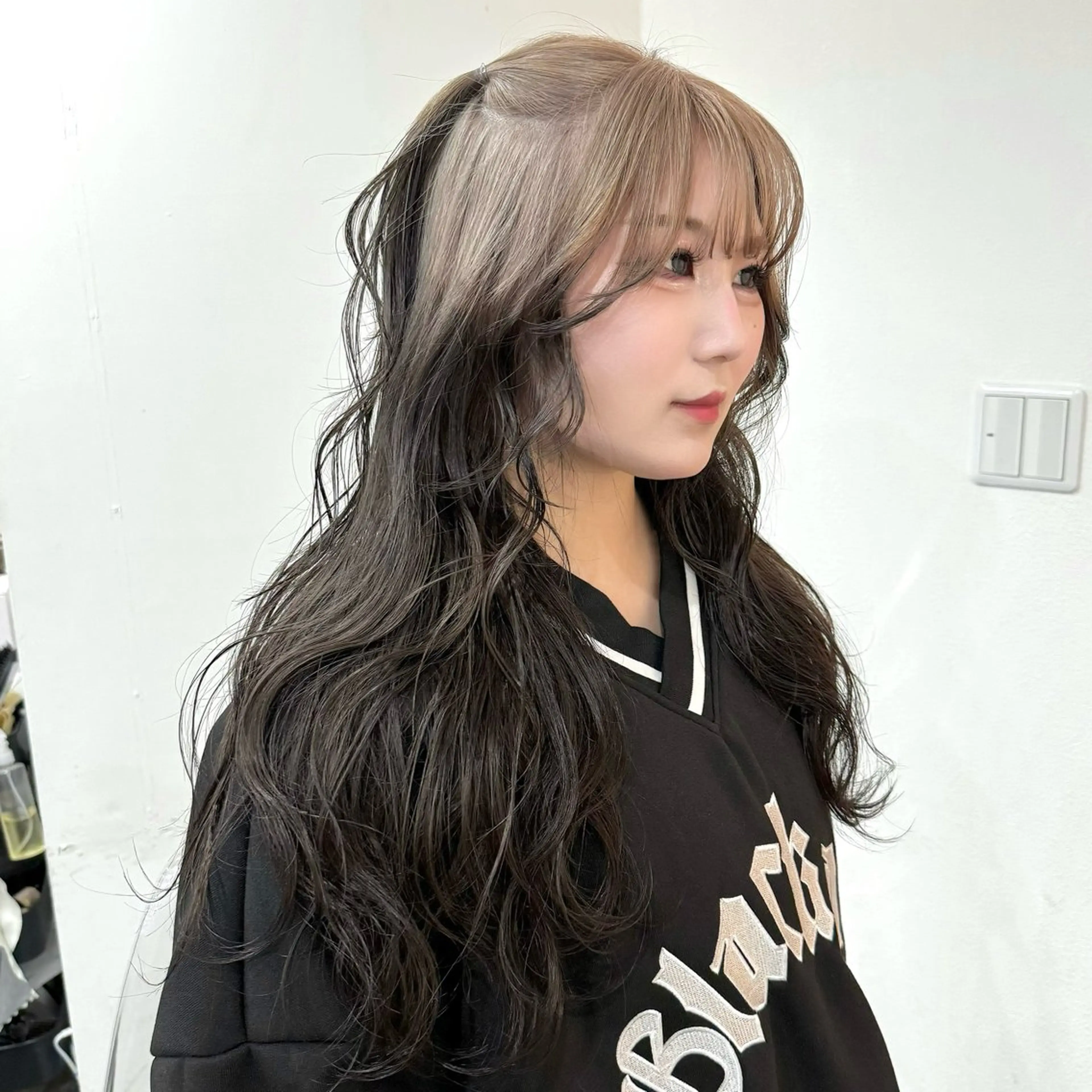ロング カラー 透明感ワンカラー梅田 ダブルカラー/川上のヘアスタイル