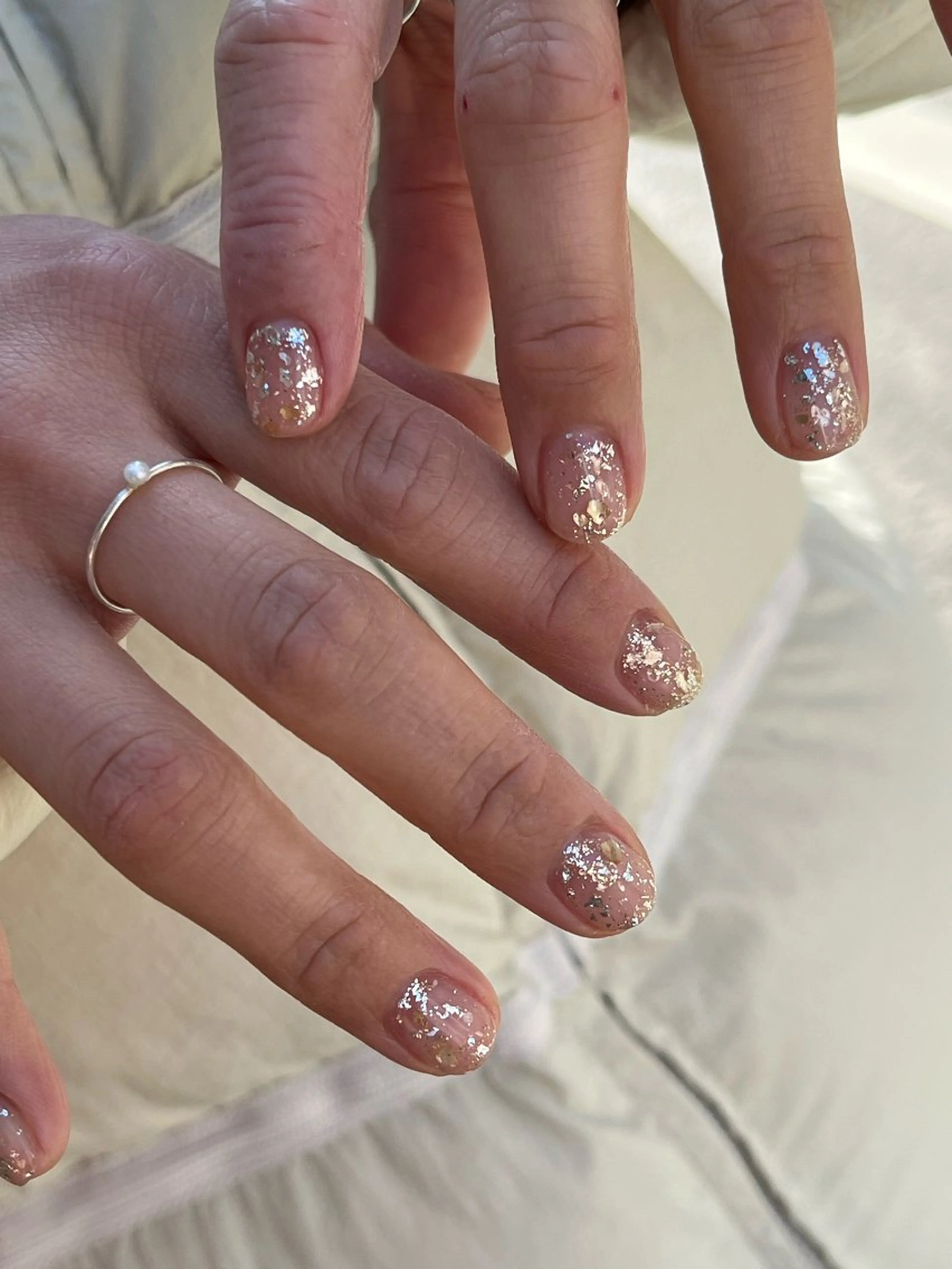 ネイル ラメ(グリッター) ハンドネイル hiyori🫧 mieuxのネイルデザイン