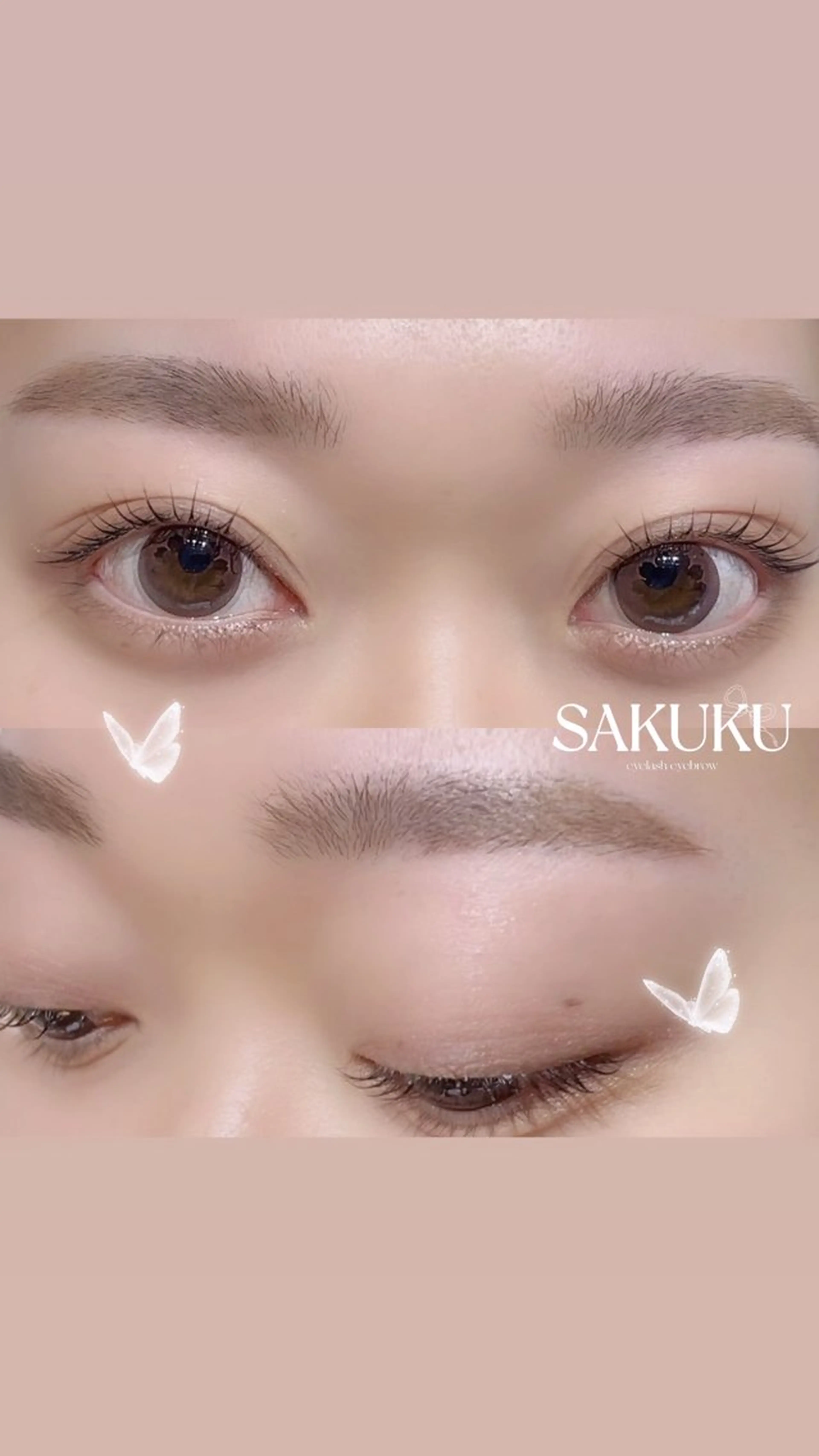 ✨韓国まつ毛パーマ×眉毛スタイリング✨内部補修トリートメント+コーティング仕上げ🎀🕊️🫧の写真