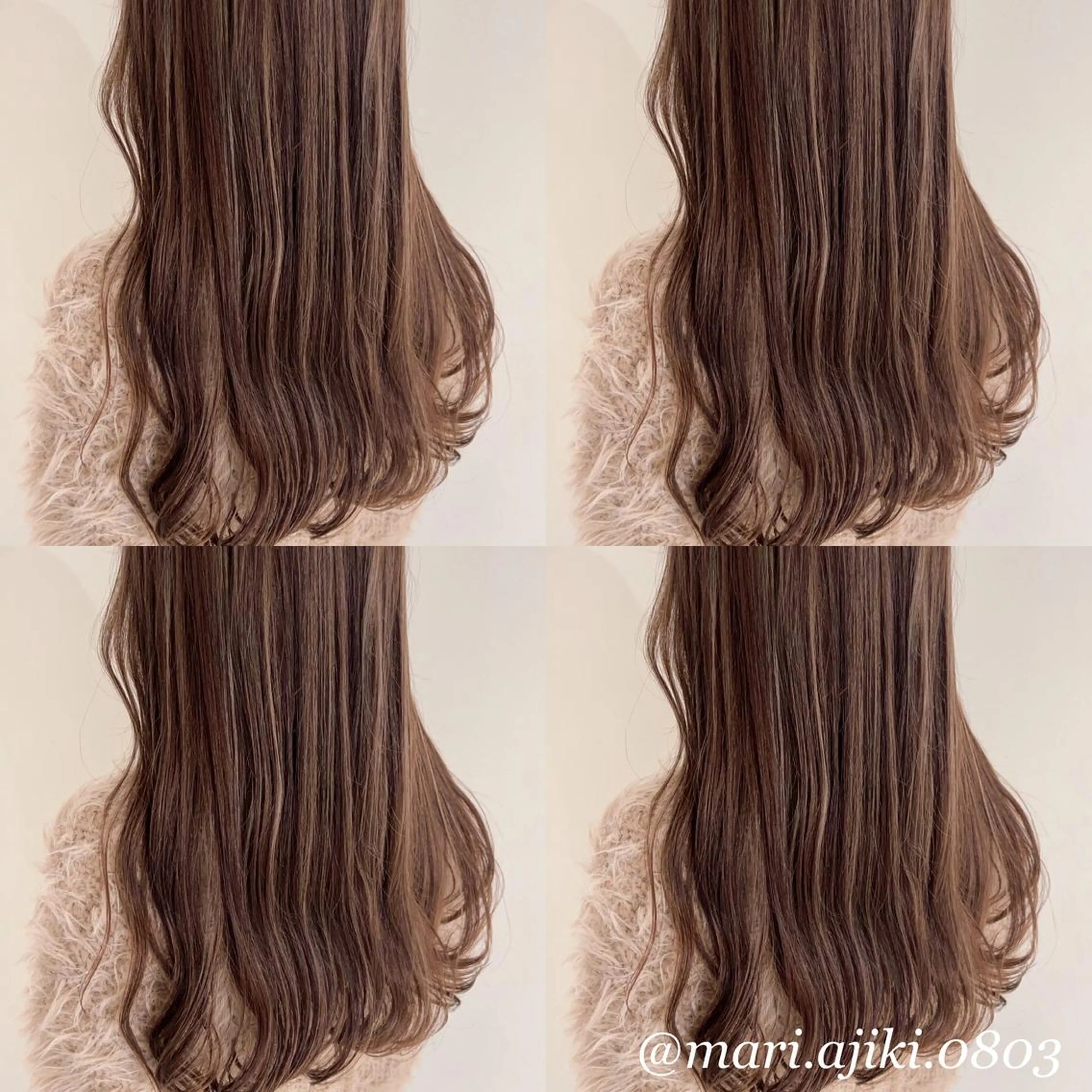 セミロング ハイライト private salon  sill所属・🫧ツヤ髪個室美容室 安食茉莉🫧のヘアスタイル