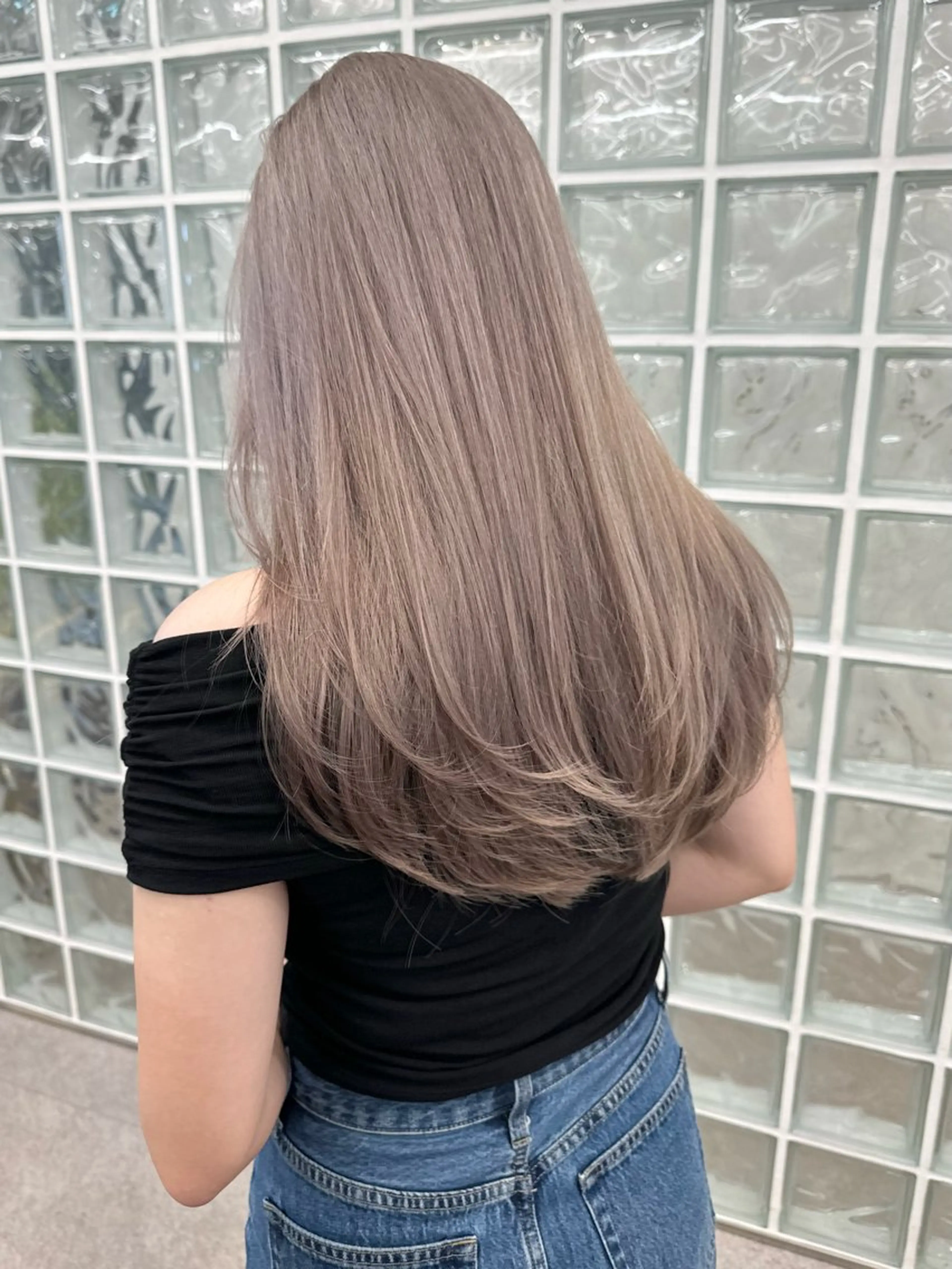 ロング カラー 🐯ミルクティーベー ジュ/大雅🐯のヘアスタイル