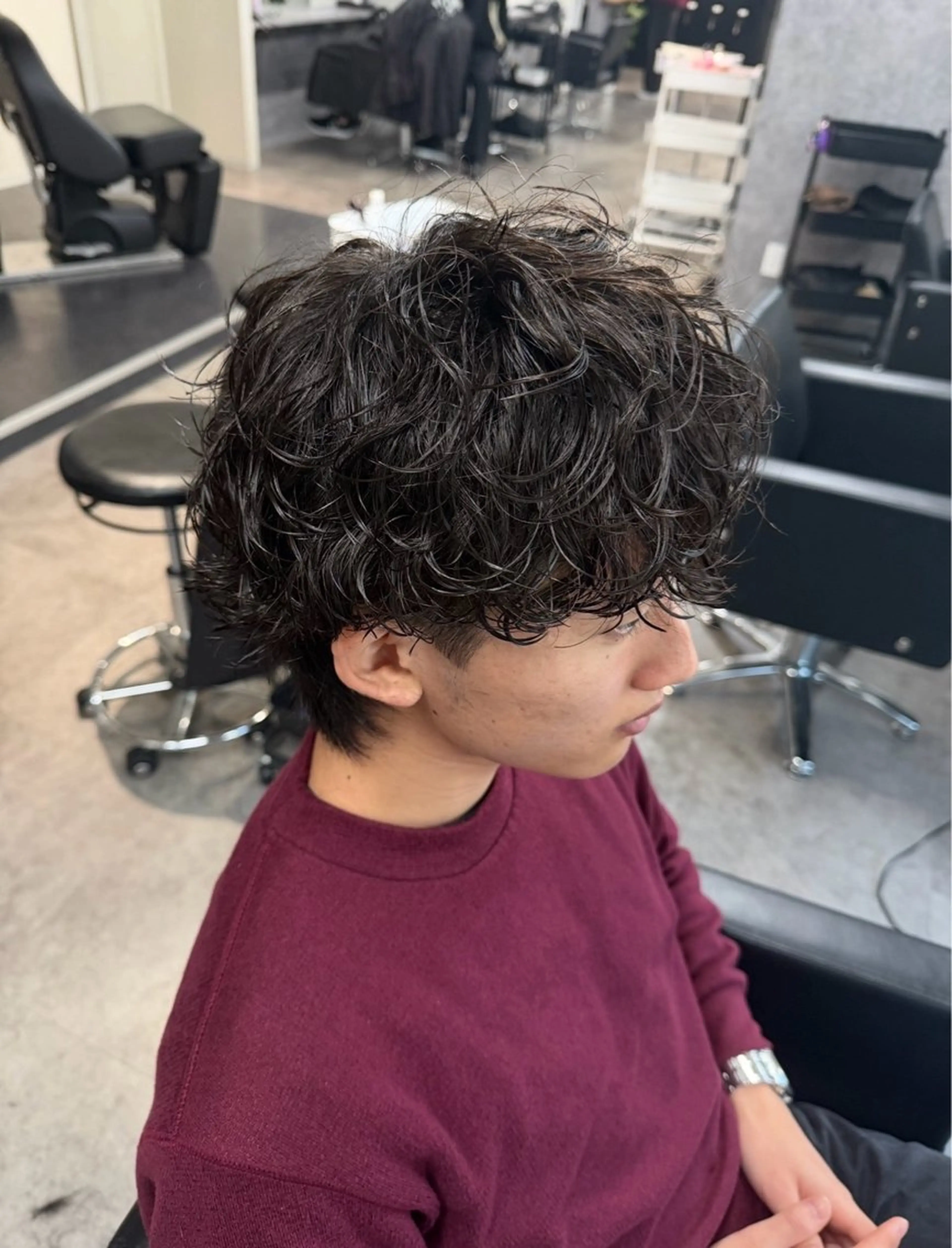 パーマ カット パーマ トリートメント シャドウパーマ/立川 メンズ/コタロウのヘアスタイル