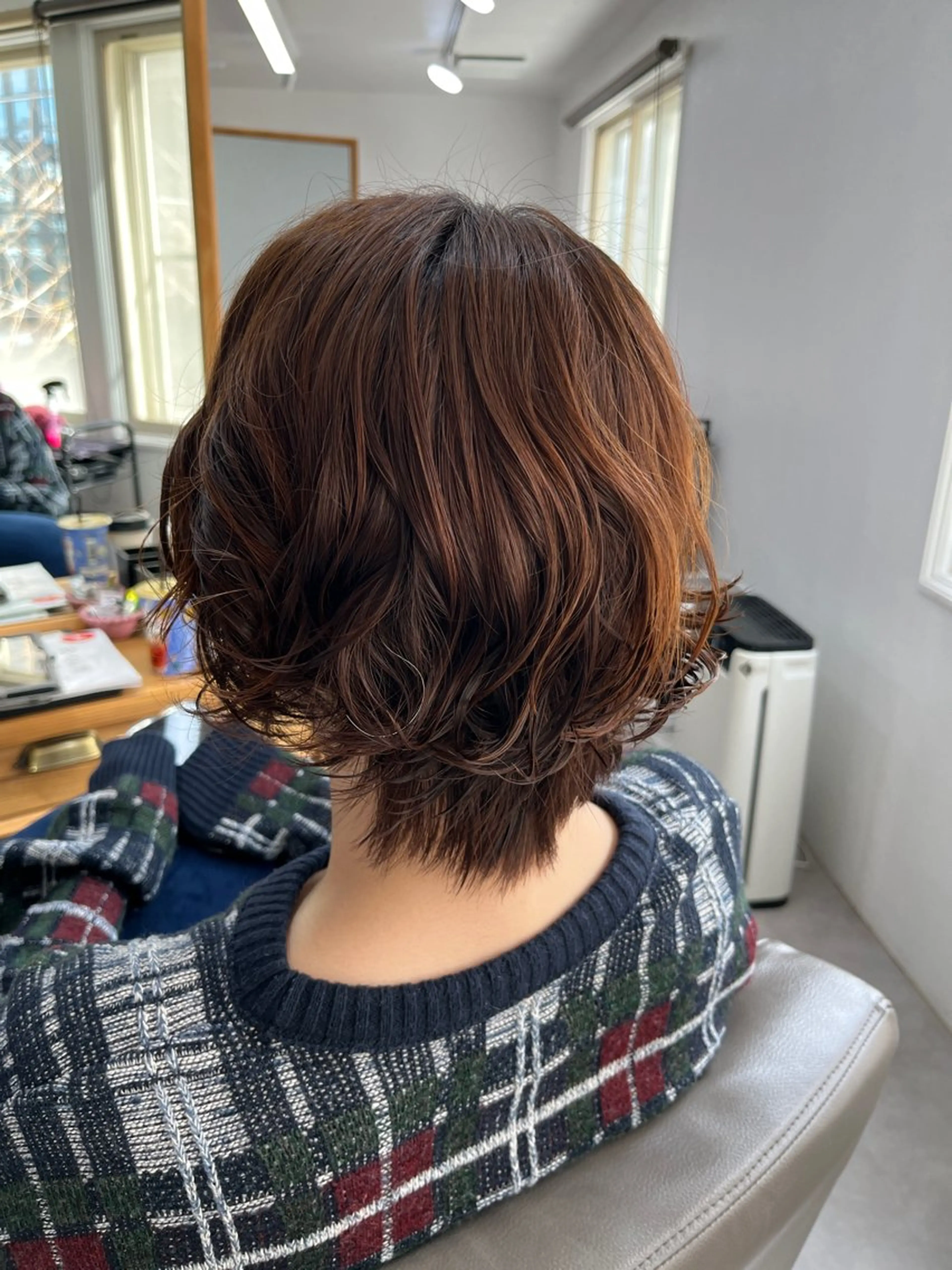 ショート パーマ 三品 早妃のヘアスタイル