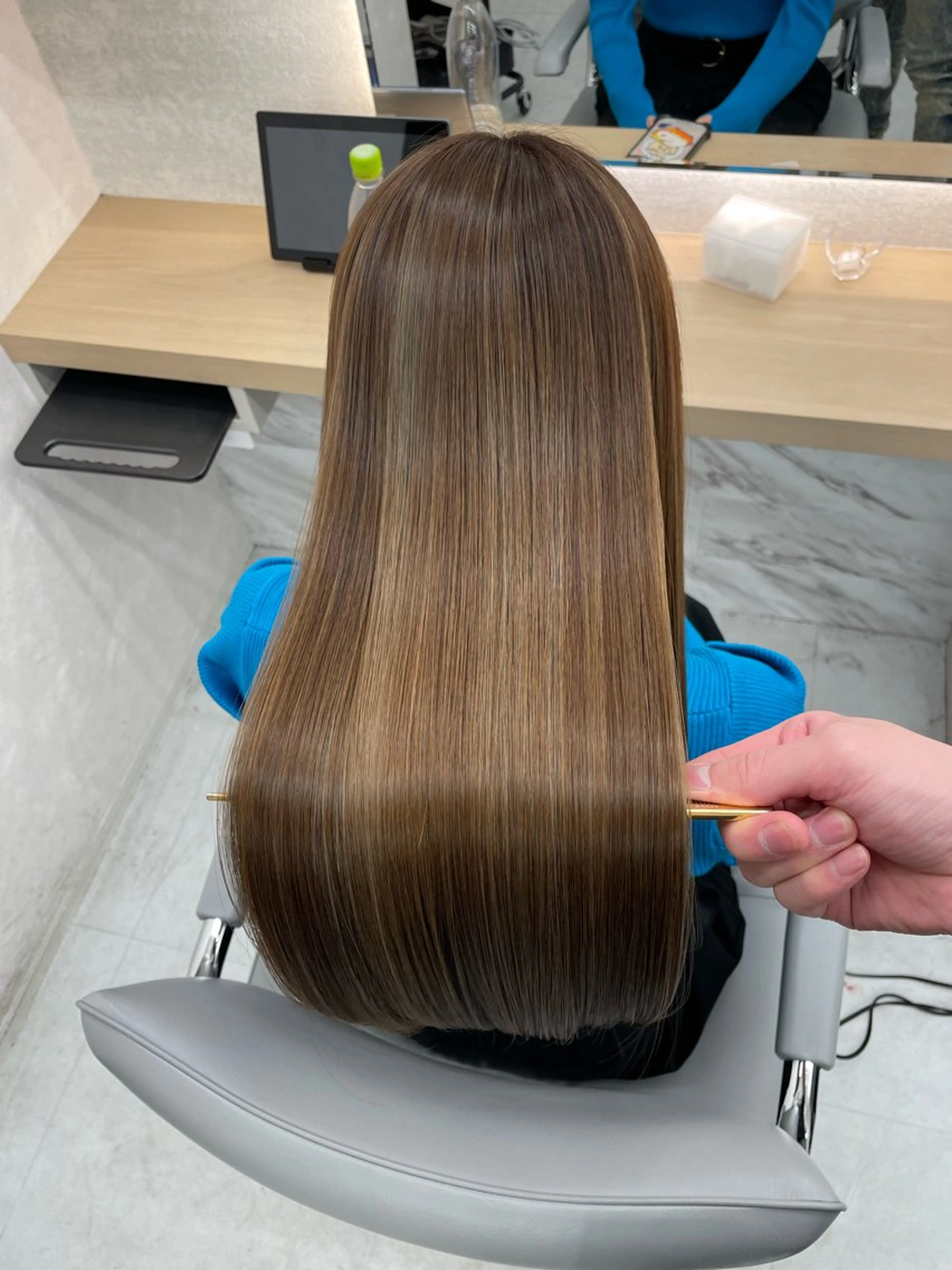 ロング ヘアカラー トリートメント 「似合わせ/髪質改善 《ワタル》」のヘアスタイル