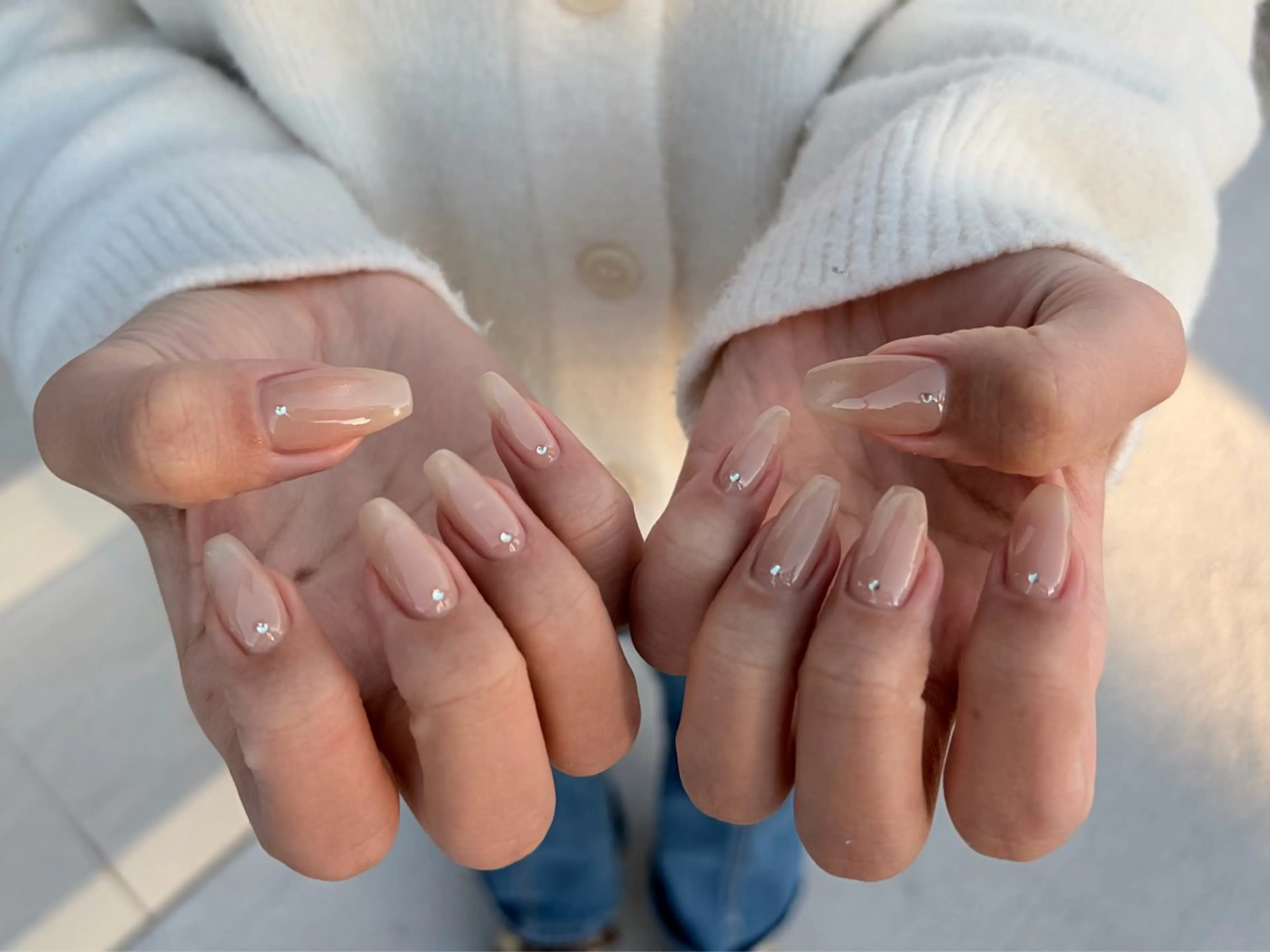 ネイル ストーンネイル ハンドネイル nayu nailのネイルデザイン