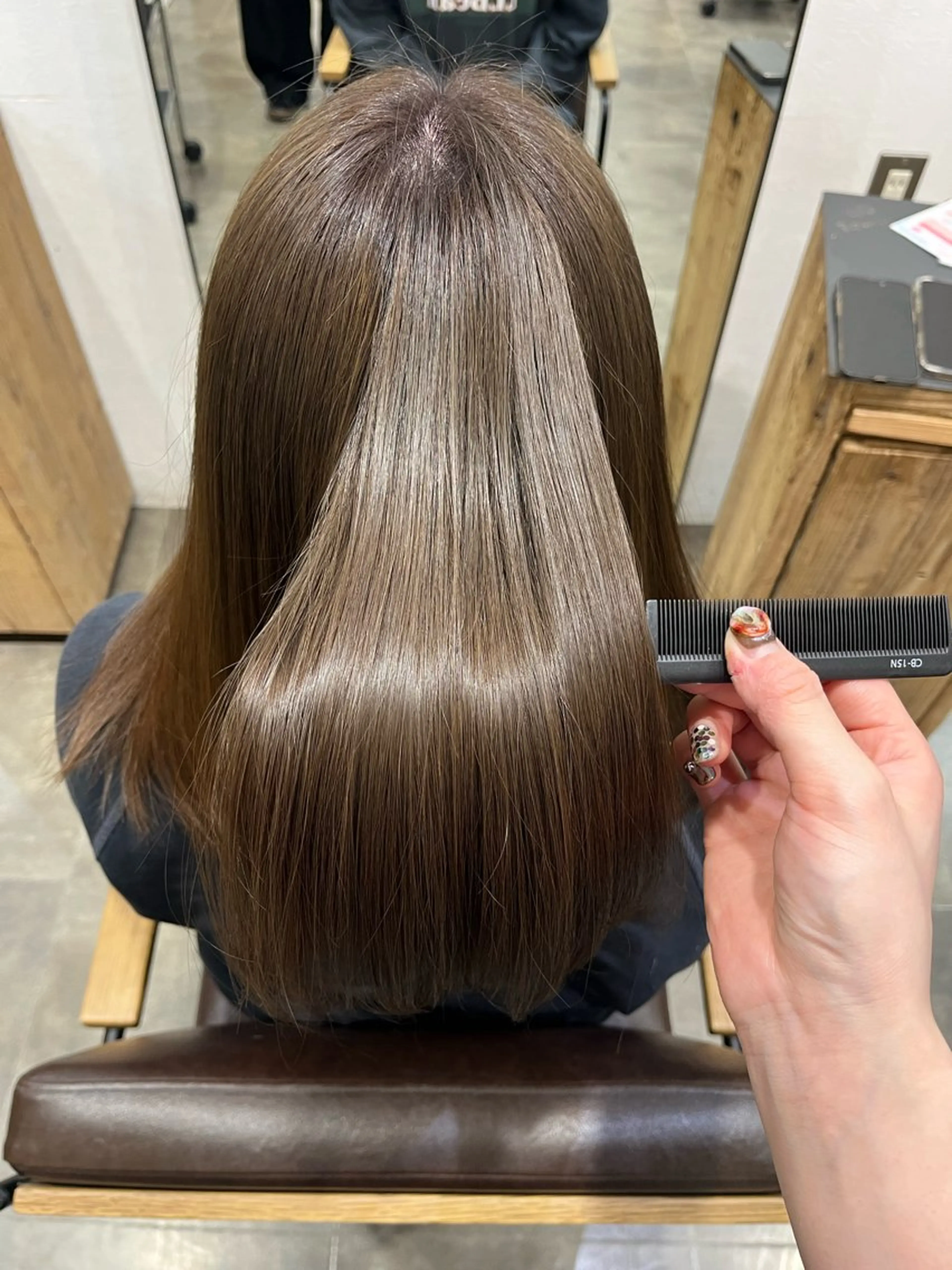 カラー ヘアカラー トリートメント ミジュ/ カラーモデル募集のヘアスタイル