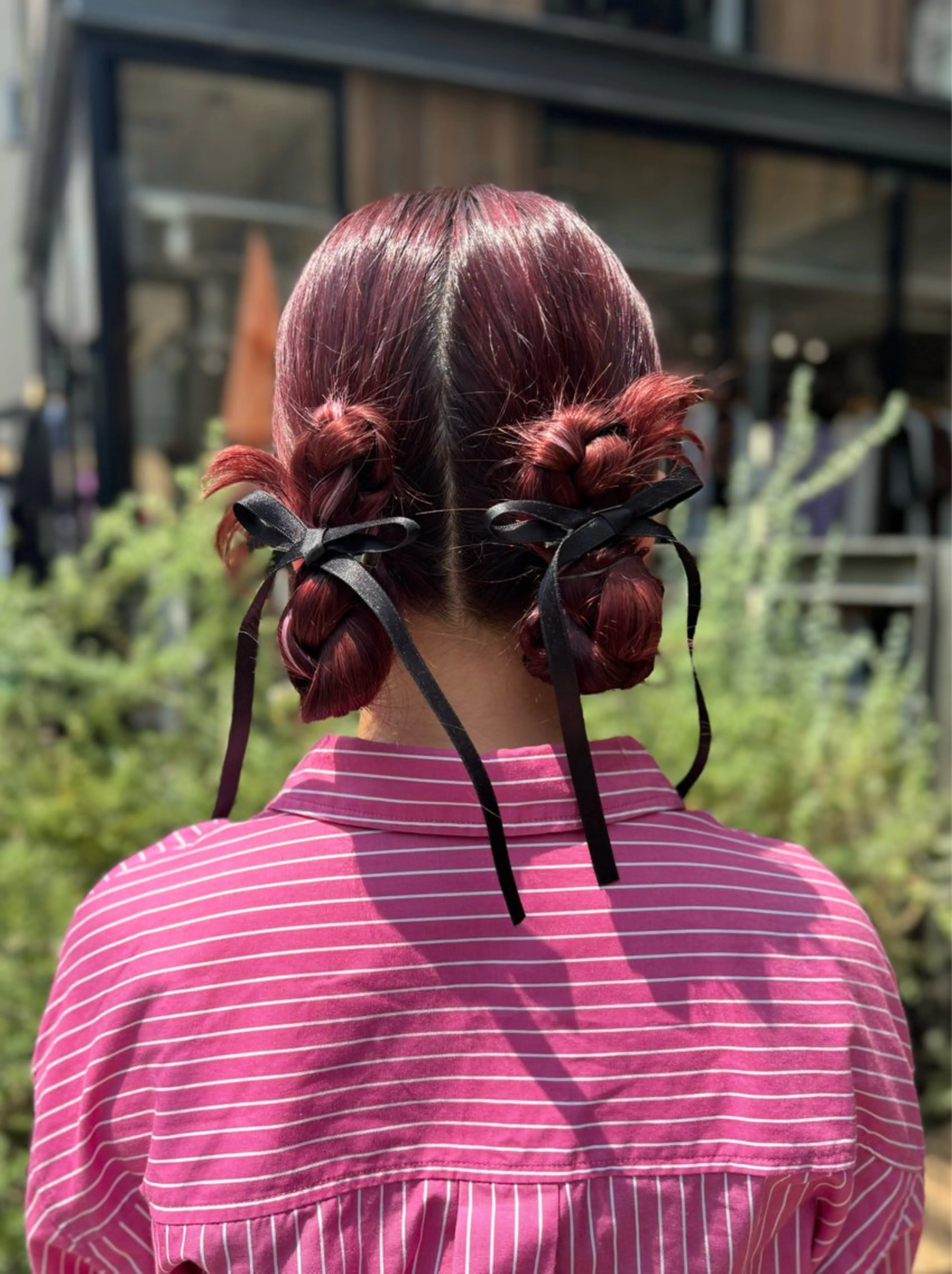 ロング ヘアアレンジ 韓国風ヘア ヘアセット 巻ける縮毛矯正🌸 勝倉　麗のヘアスタイル