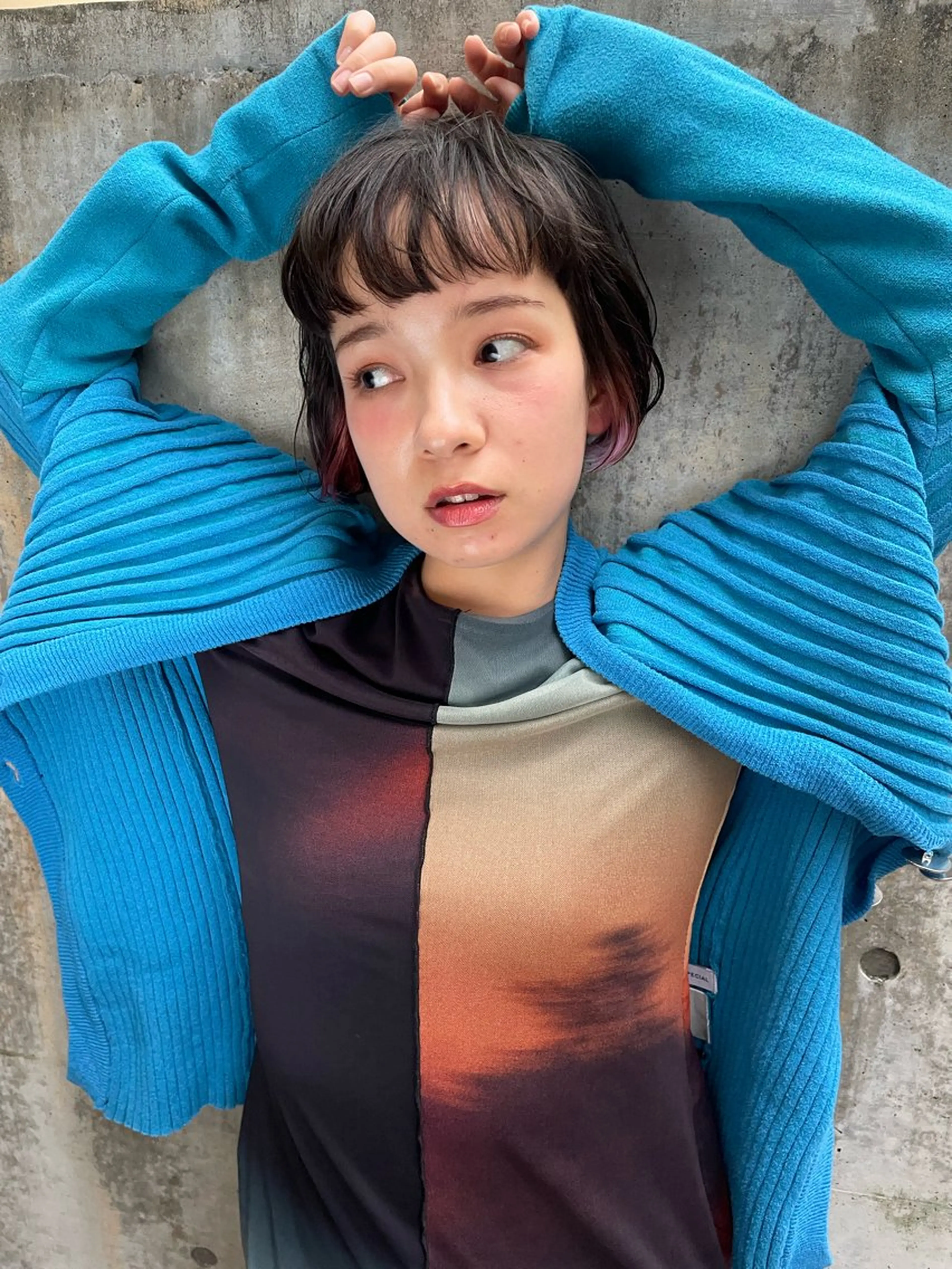 ショート カラー カット ヘアカラー トリートメント ショート/ボブ/ 心斎橋/宮脇美奈のヘアスタイル