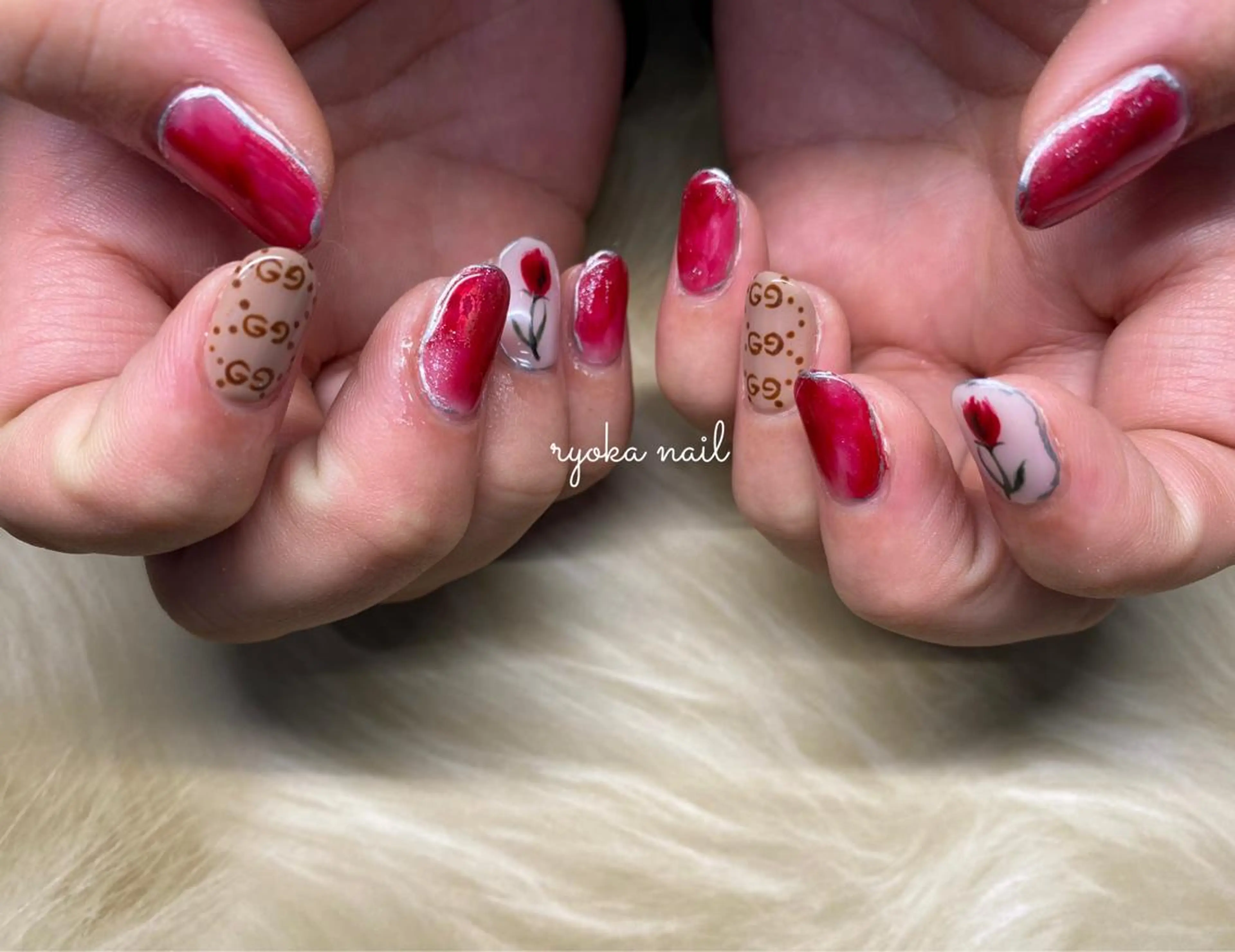 ネイル Twinklenail所属・ryoka nailのネイルデザイン