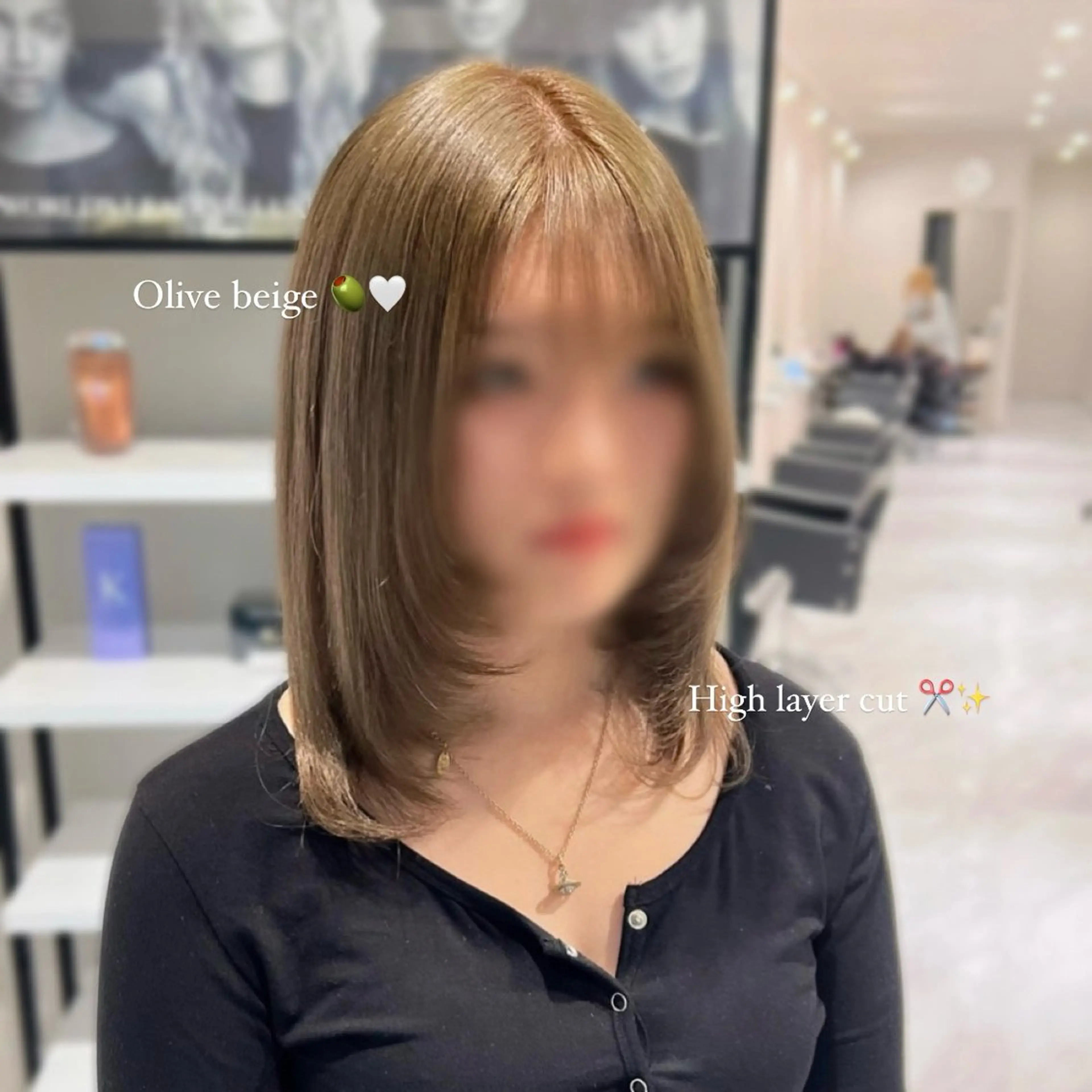 ミディアム カット ヘアカラー トリートメント 🩰‎暖色特化 / 𝐒𝐚𝐤𝐢🤎のヘアスタイル