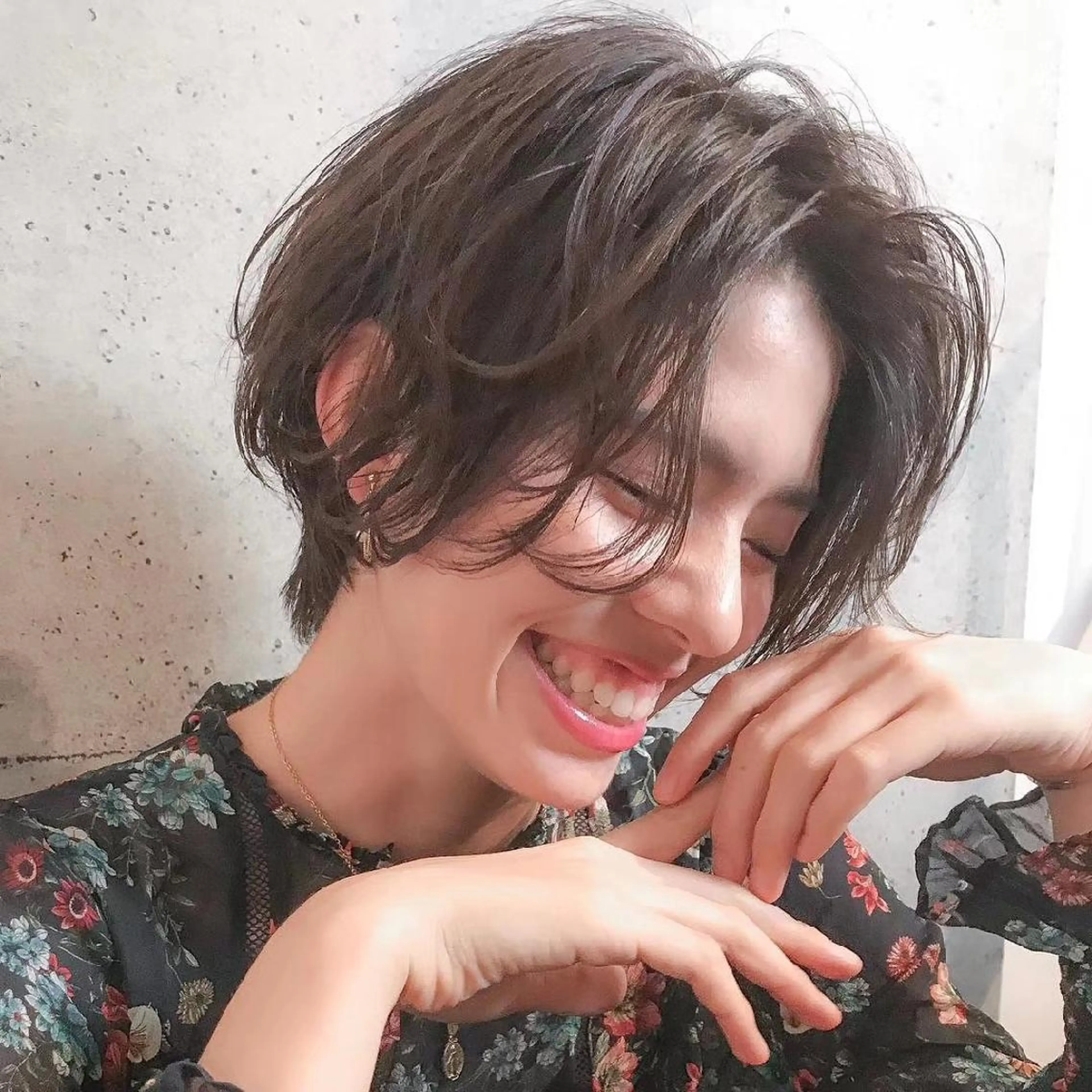 外国人風ゆるツヤ パーマ + シェーナトリートメントの写真