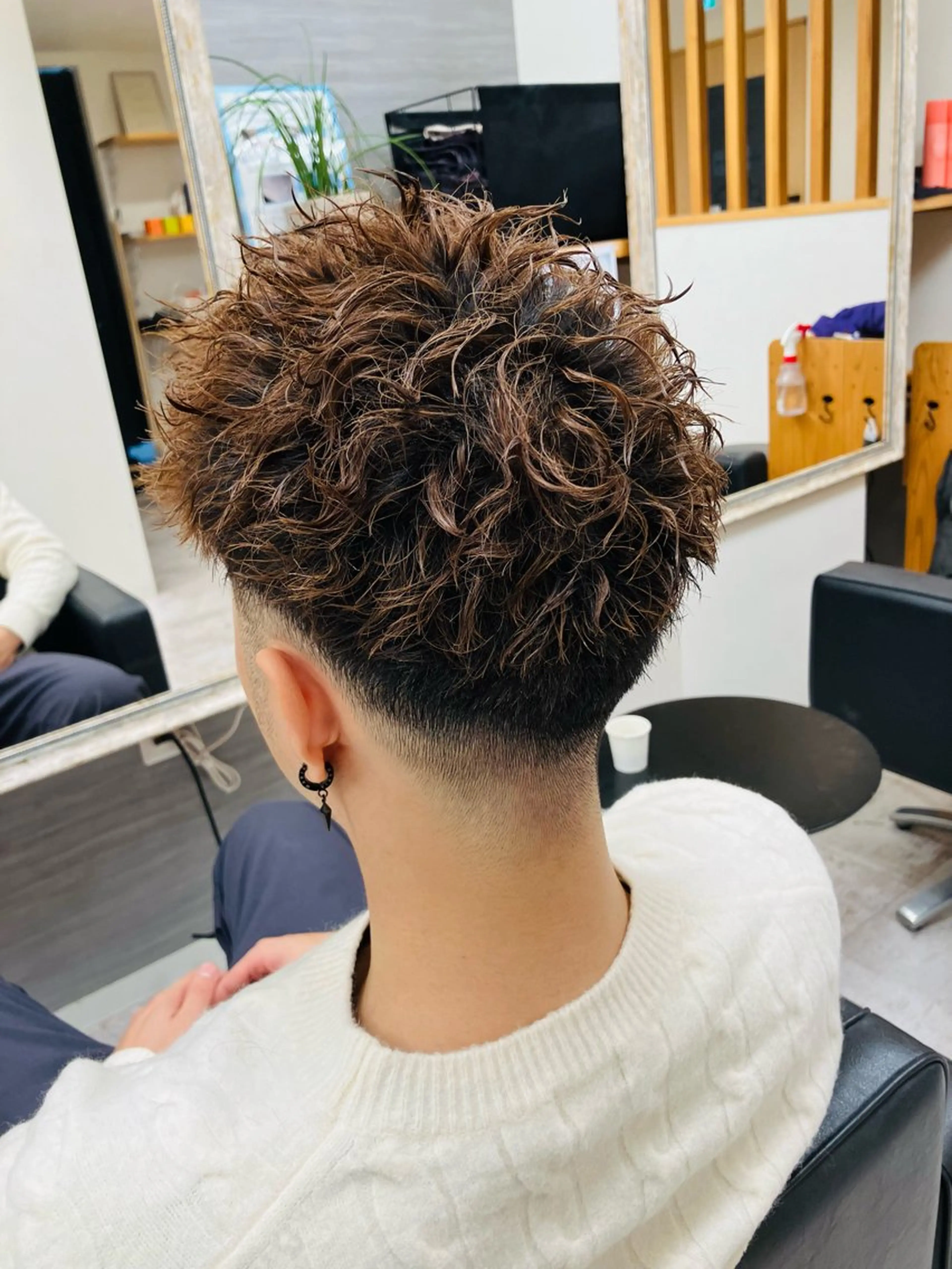 パーマ メンズ カット パーマ メンズ特化/パーマ/ フェードWATARUのヘアスタイル