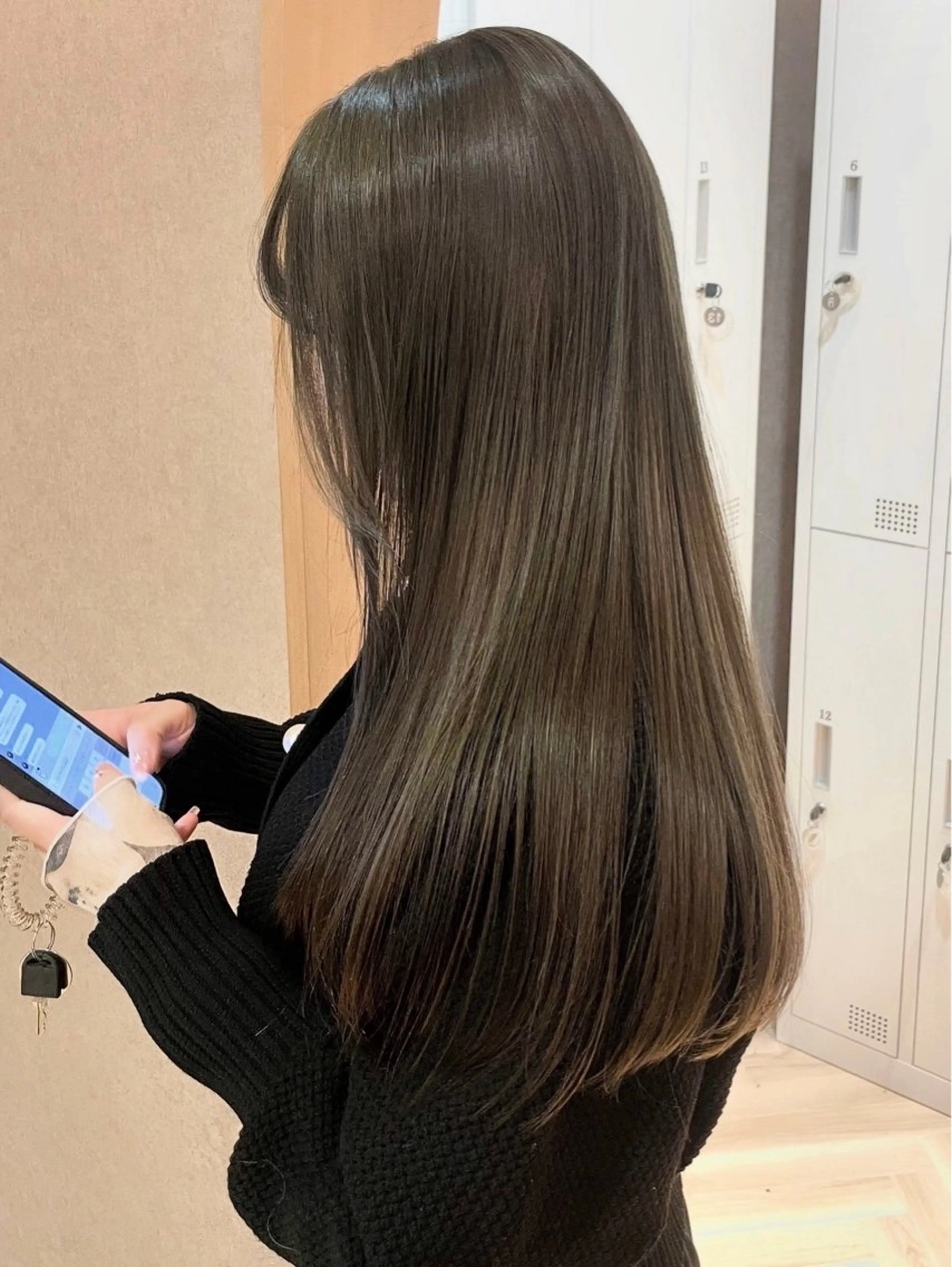 カラー ヘアカラー トリートメント 似合わせ/ベージュ /レイヤー/りほ🤍のヘアスタイル