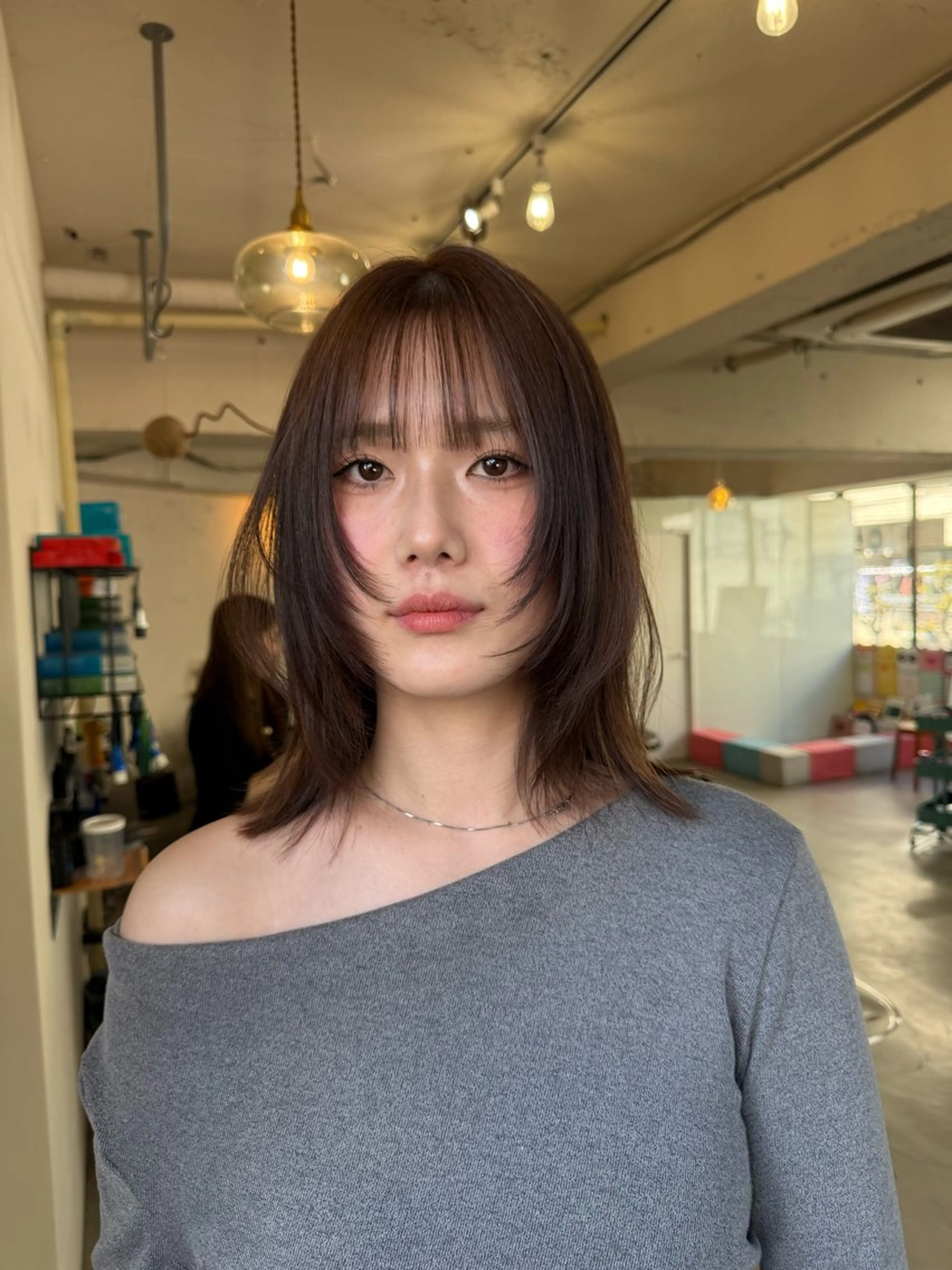 ミディアム ボブレイヤー ボブ レイヤーカット カット pino.【ピノ】所属・pino代表ナガタ ユースケ/荻窪美容室のヘアスタイル