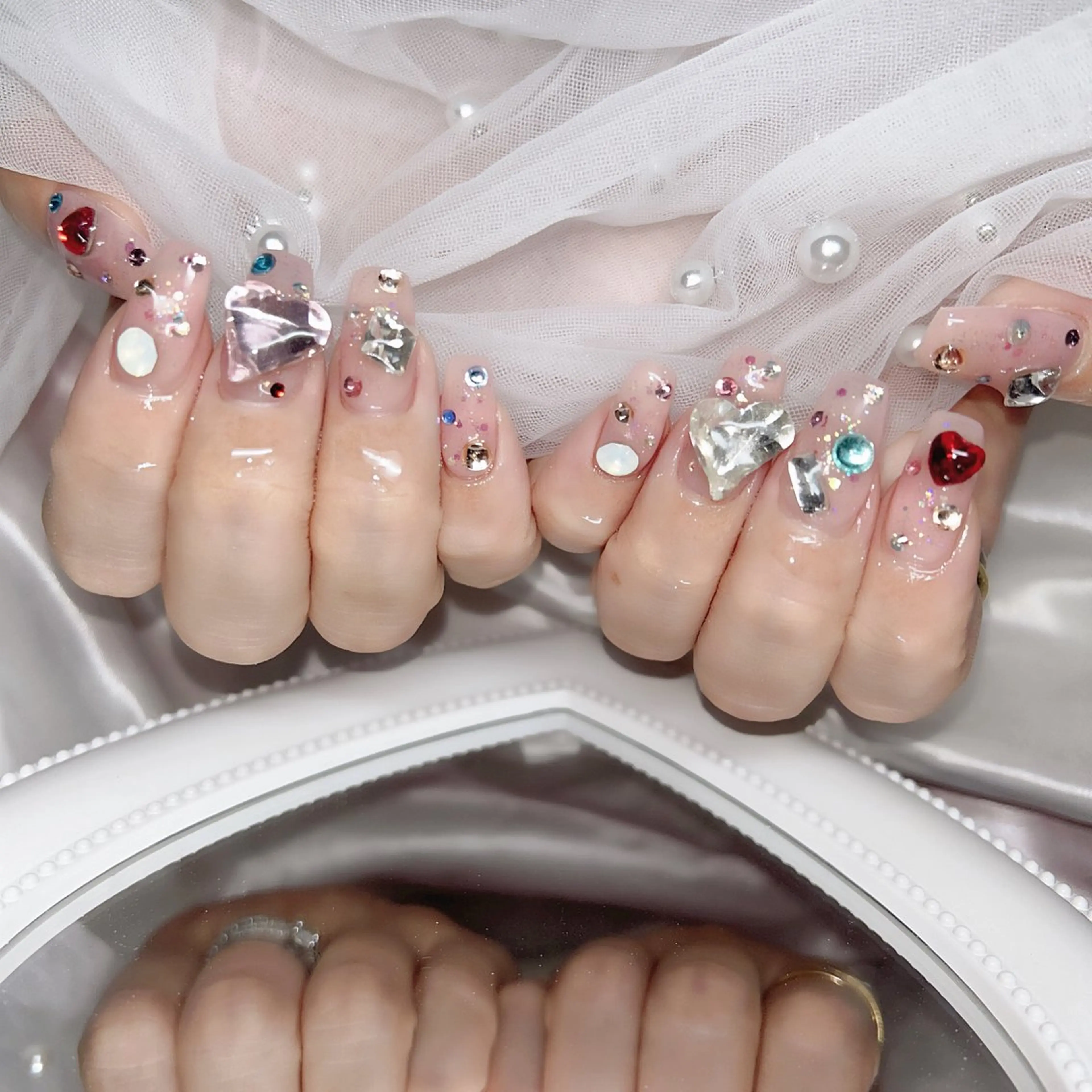 ネイル 韓国ネイル ハンドネイル merci nail所属・merci nailのネイルデザイン