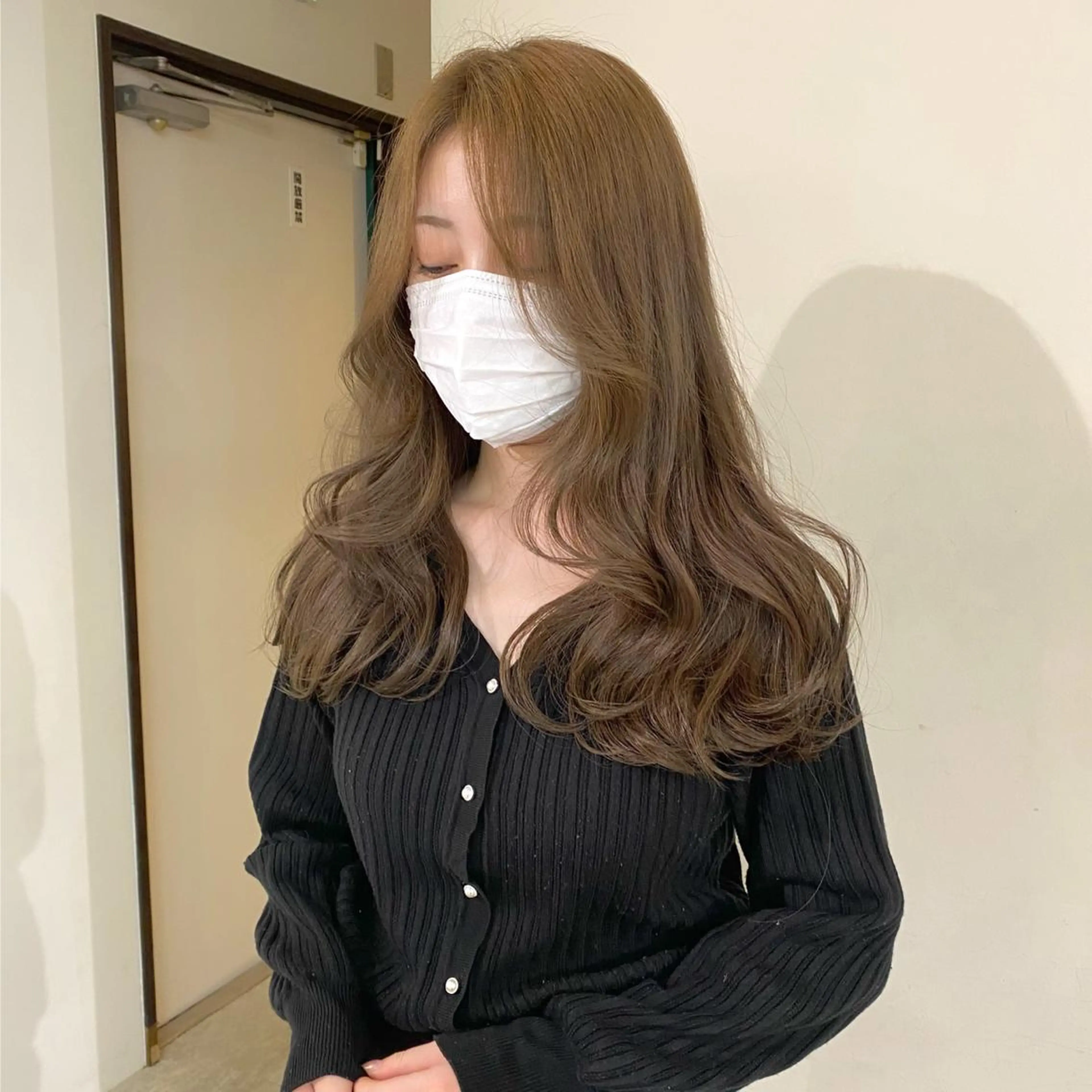 カラー ブリーチ ブリーチなしカラー ヘアカラー mizuki/ピンク ベージュ.レイヤーのヘアスタイル