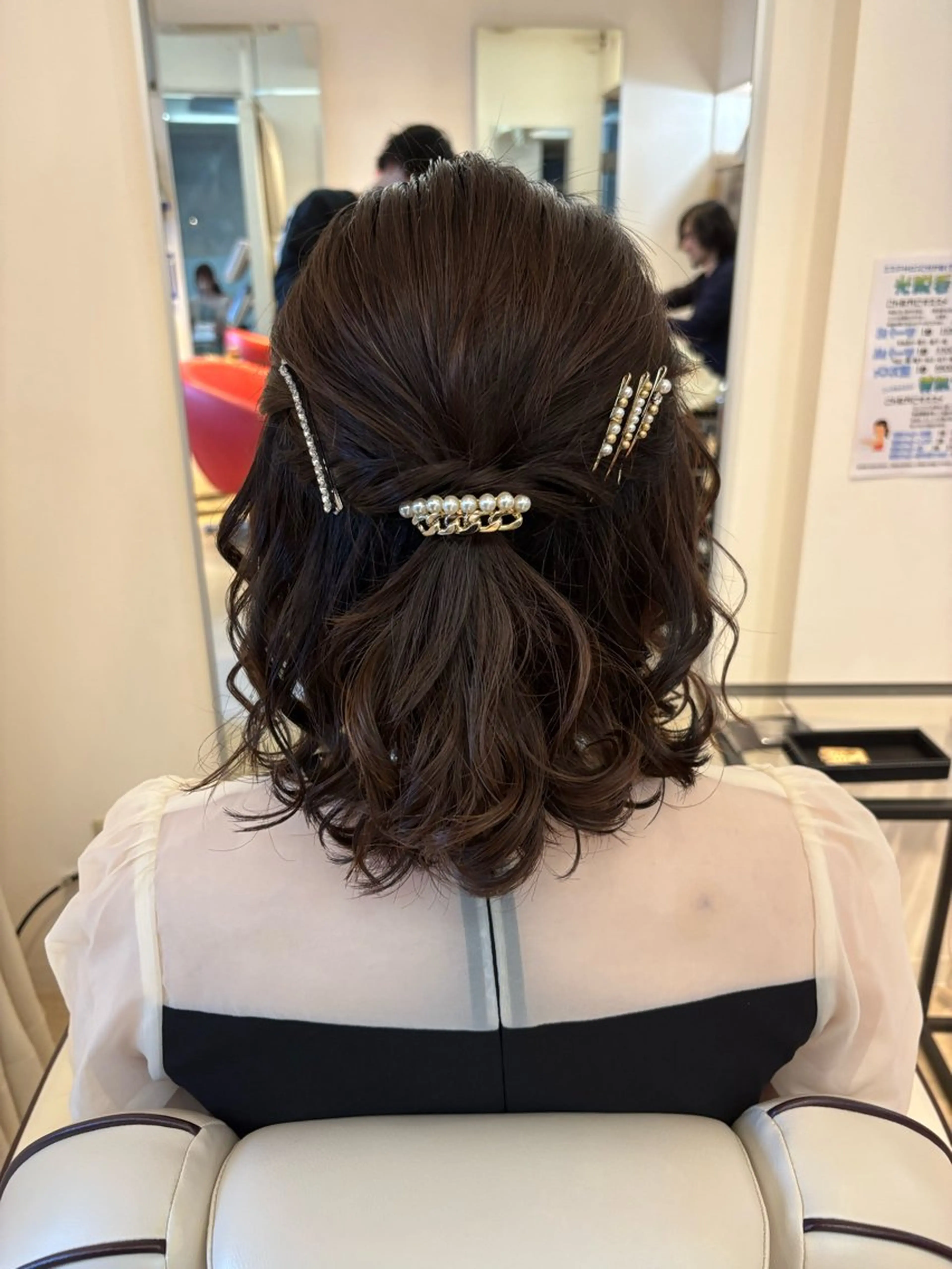 セミロング ヘアセット lachiq R+ カイトのヘアスタイル