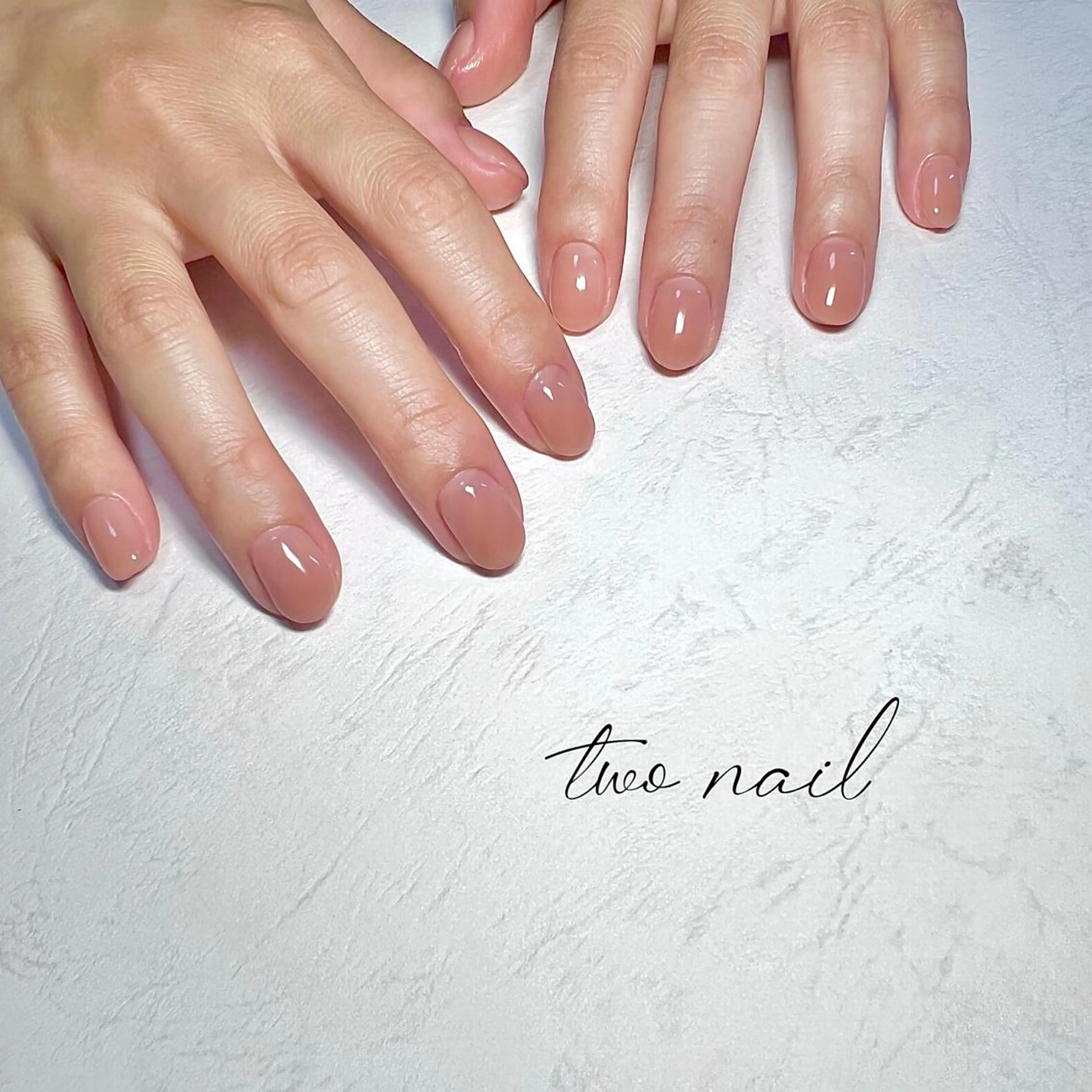 ネイル アートネイル ブラウン フットネイル ハート ニュアンスネイル ハンドネイル two nailのネイルデザイン