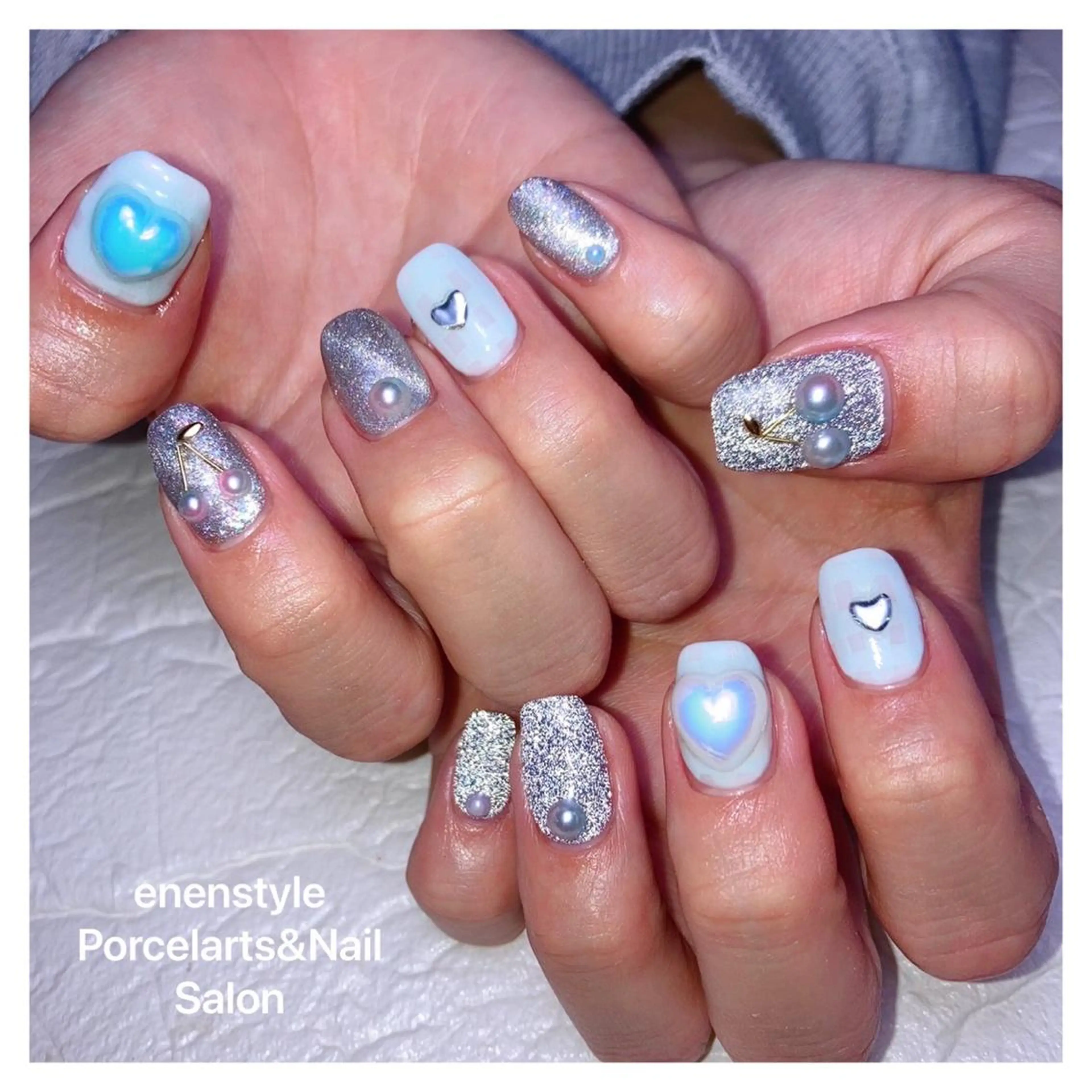 ミディアム ネイル 👑enen style👑のネイルデザイン